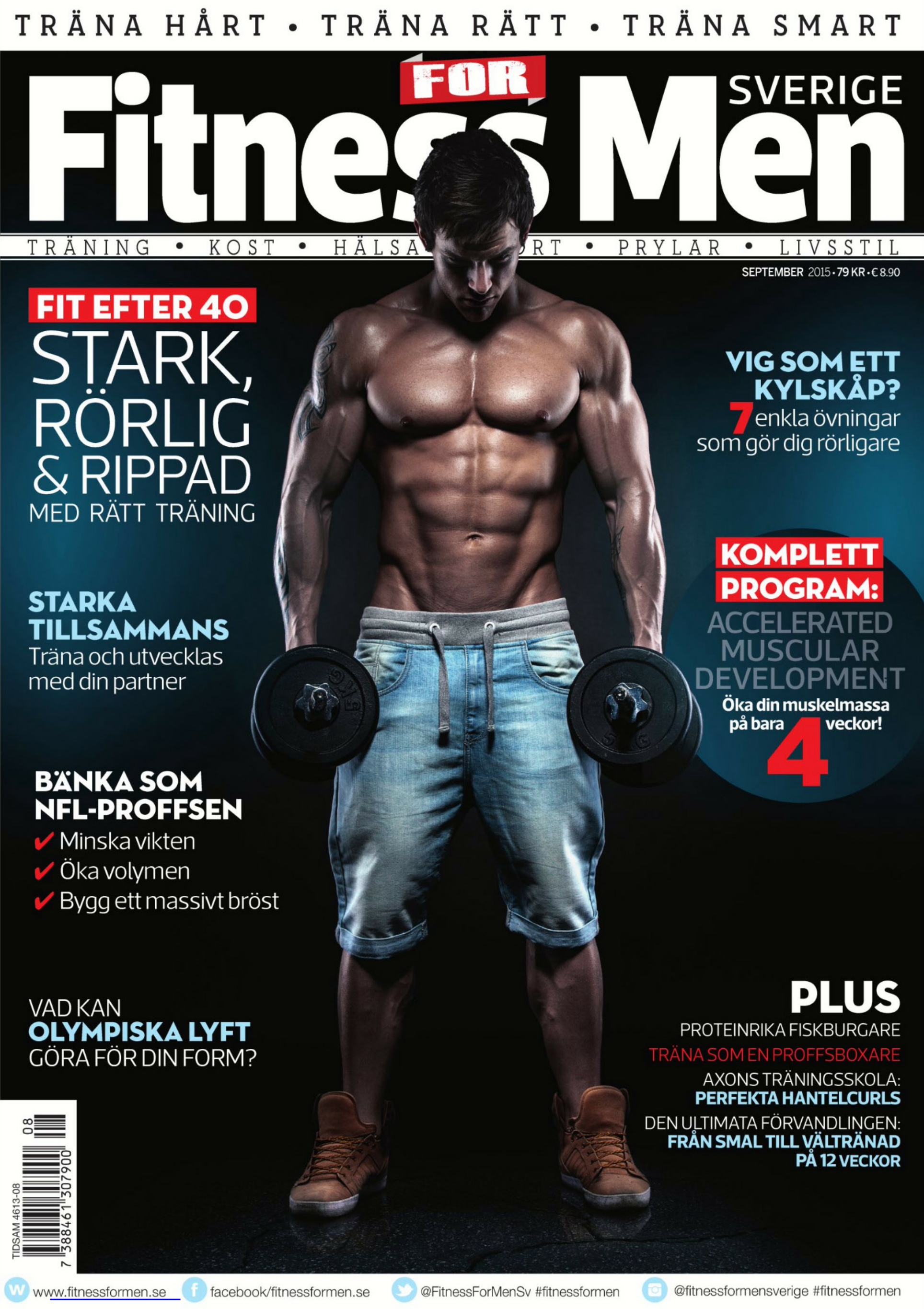[해외잡지-2015] Fitness_For_Men_Sverige_-_September_2015