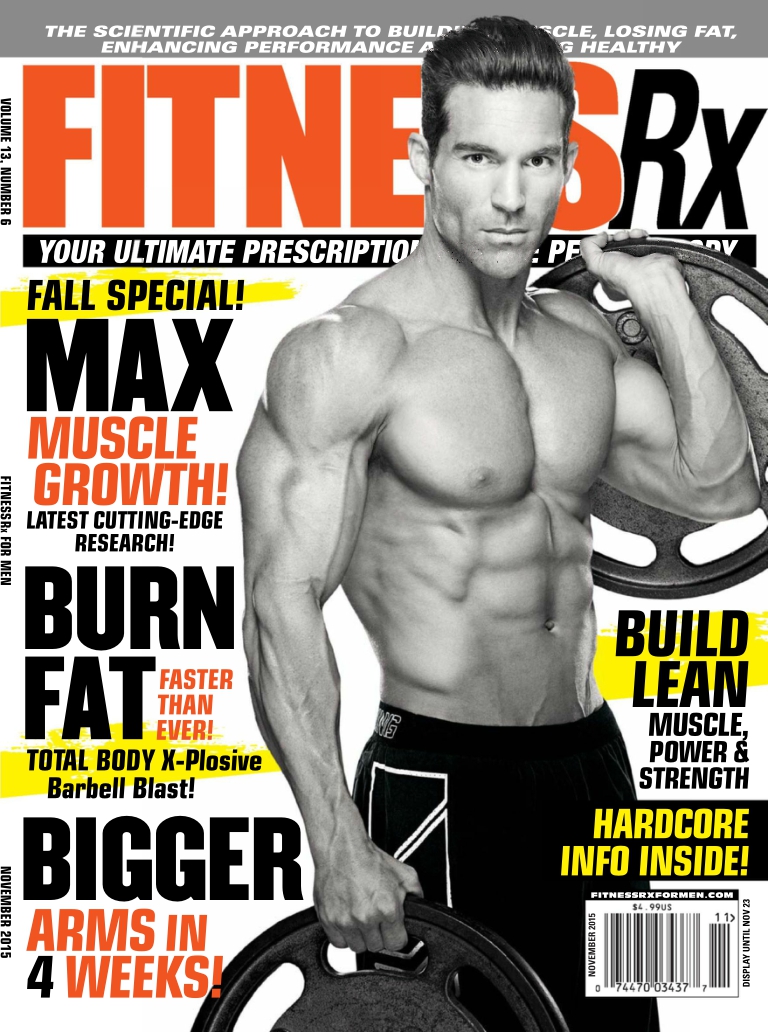 [해외잡지-2015] Fitnessrx For Men 2015-11