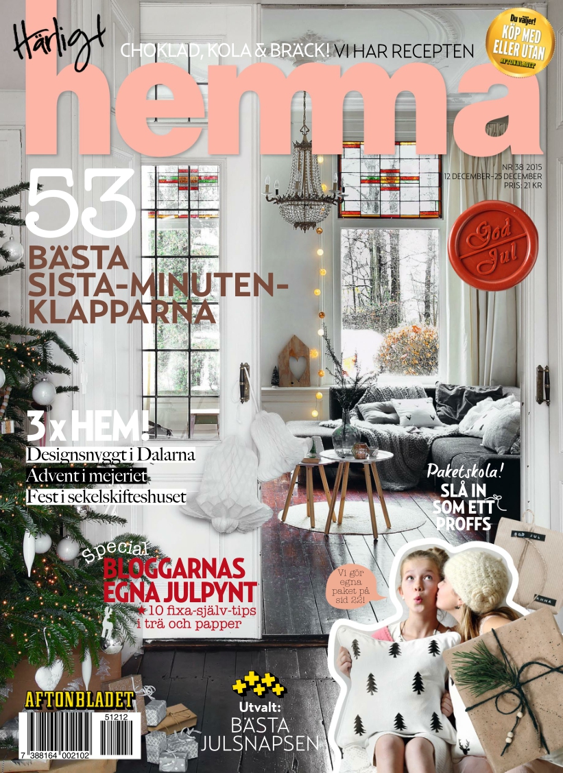 [해외잡지-2015] Harligt Hemma - 12 December 2015