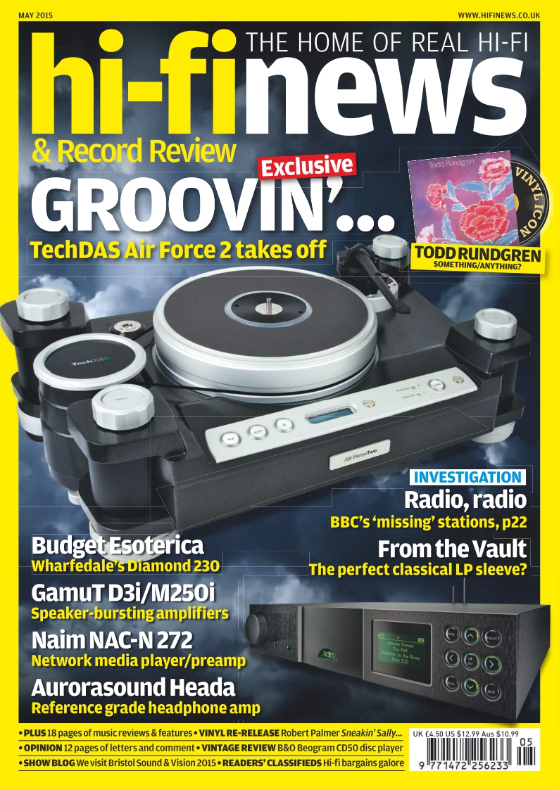[해외잡지-2015] Hi-Fi News 2015-05