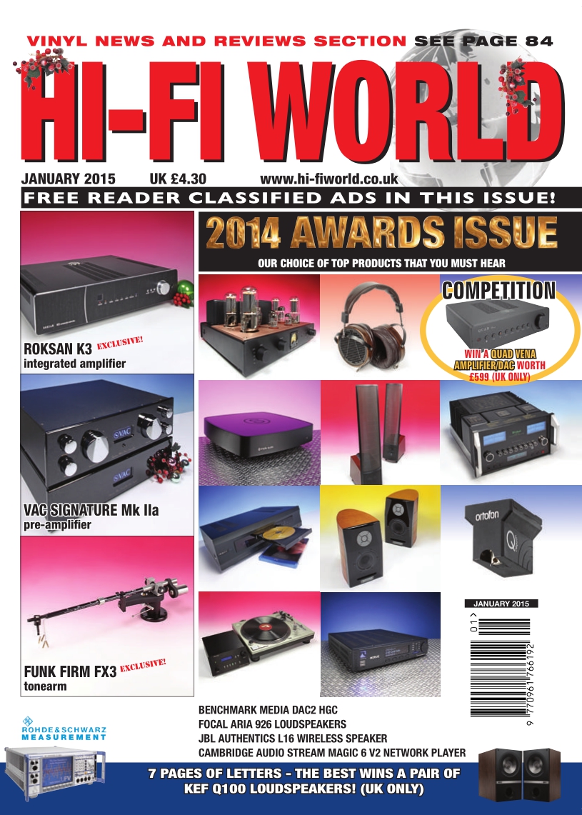 [해외잡지-2015] Hi-Fi World 2015-01
