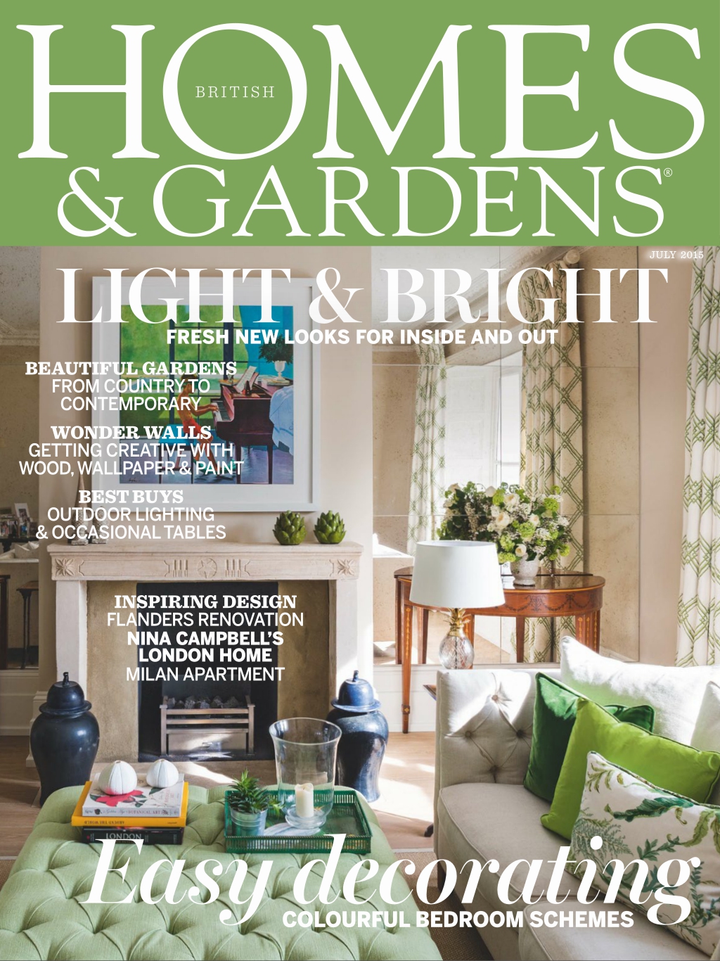 [해외잡지-2015] Homes & Gardens 2015-07