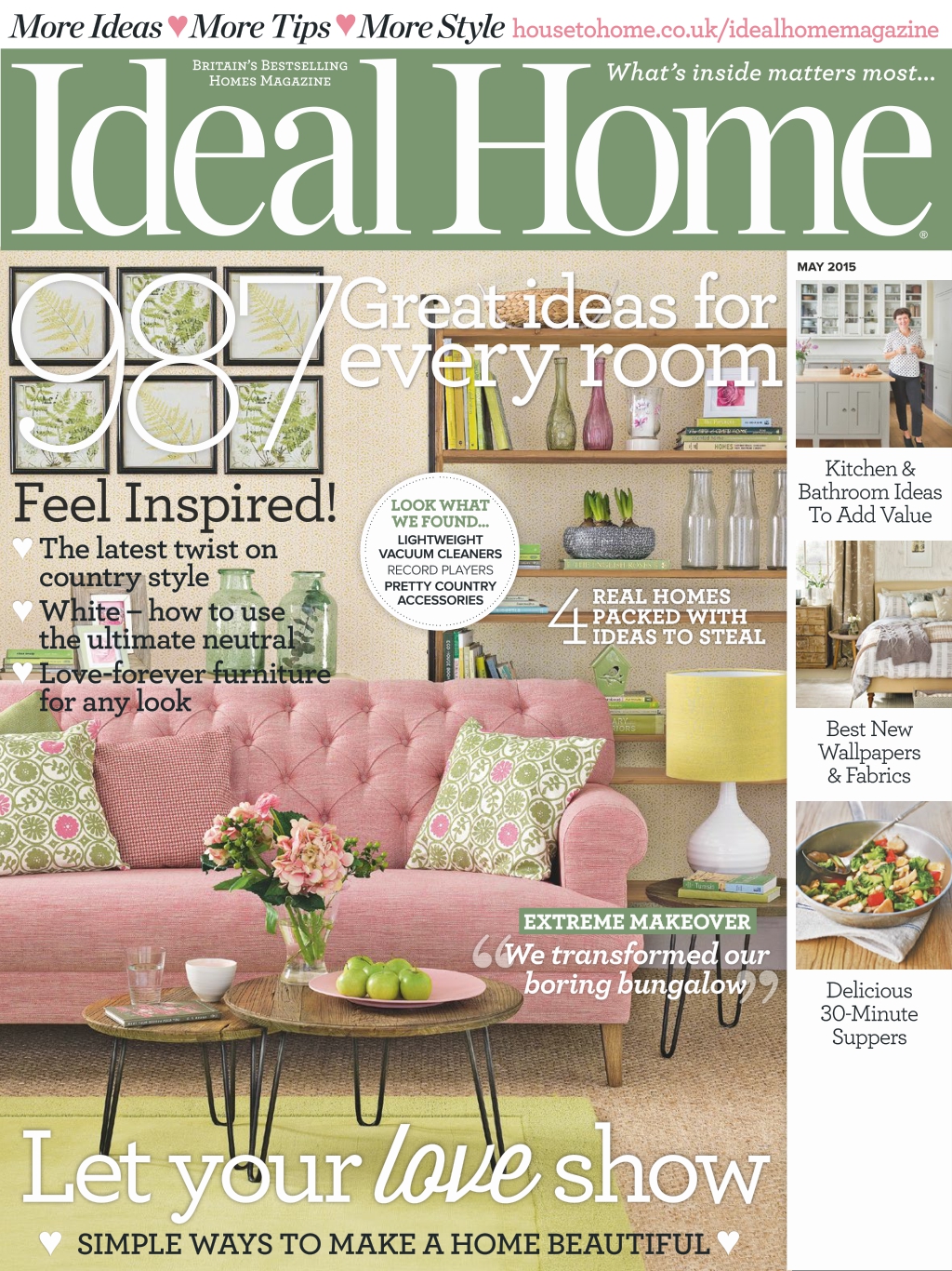 [해외잡지-2015] Ideal Home 2015-05