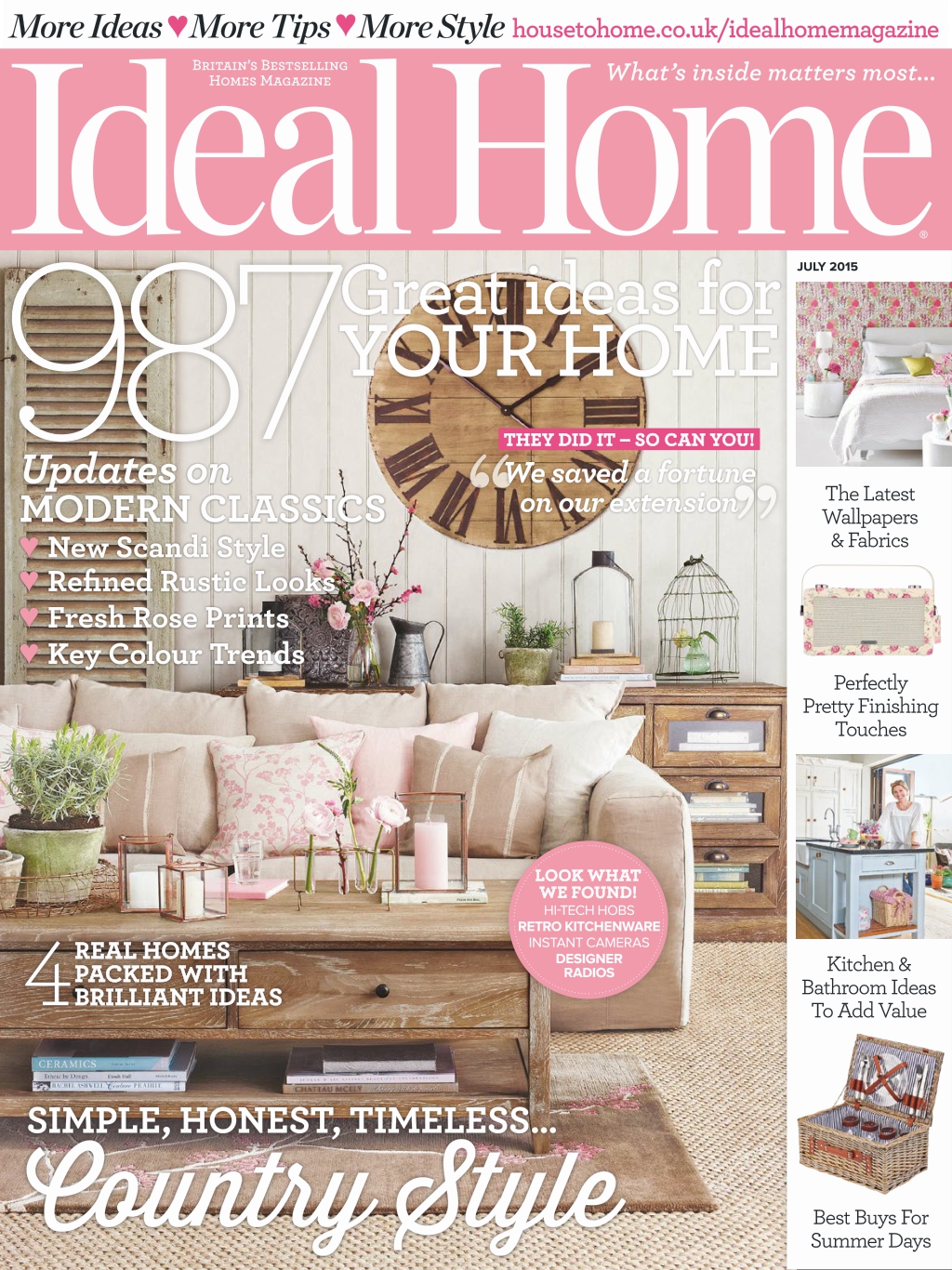 [해외잡지-2015] Ideal Home 2015-07