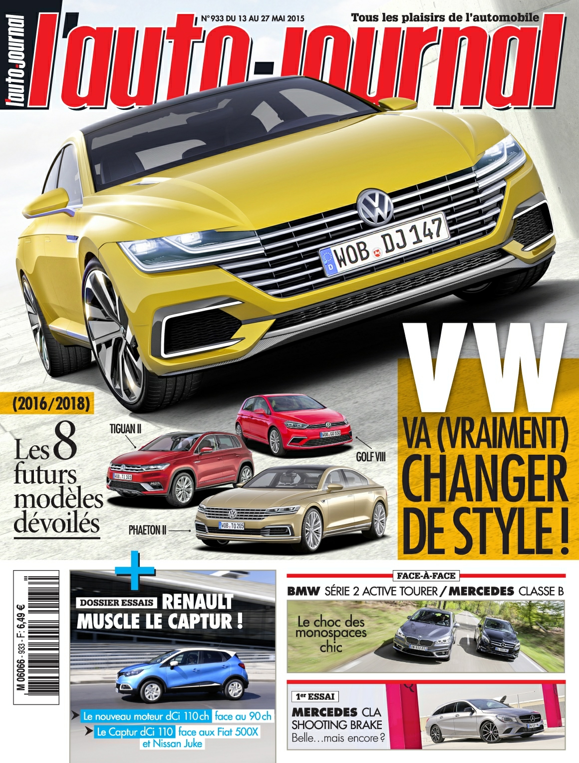 [해외잡지-2015] L-Auto Journal No.933 13 Au 26 Mai 2015