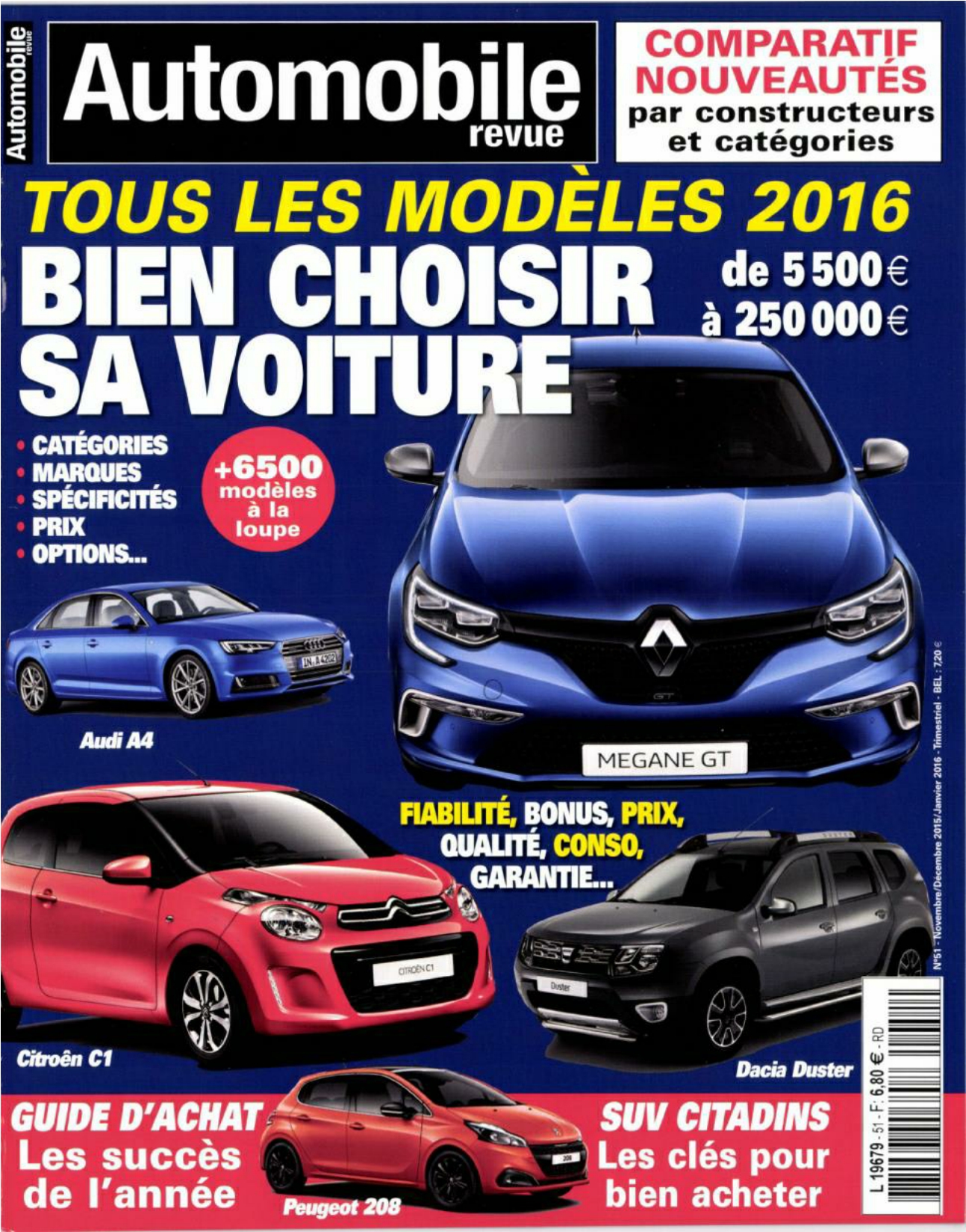 [해외잡지-2015] L-Automobile Revue 2015-11 2016-01