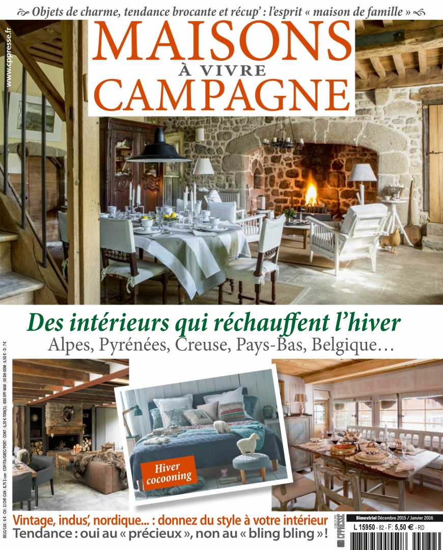 [해외잡지-2015] Maisons A Vivre Campagne 2015-12 2016-01