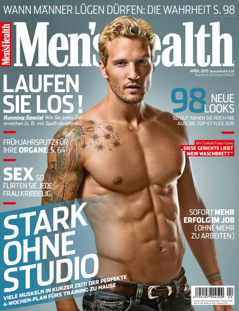 [해외잡지-2015] Mens Health Germany 2015-04