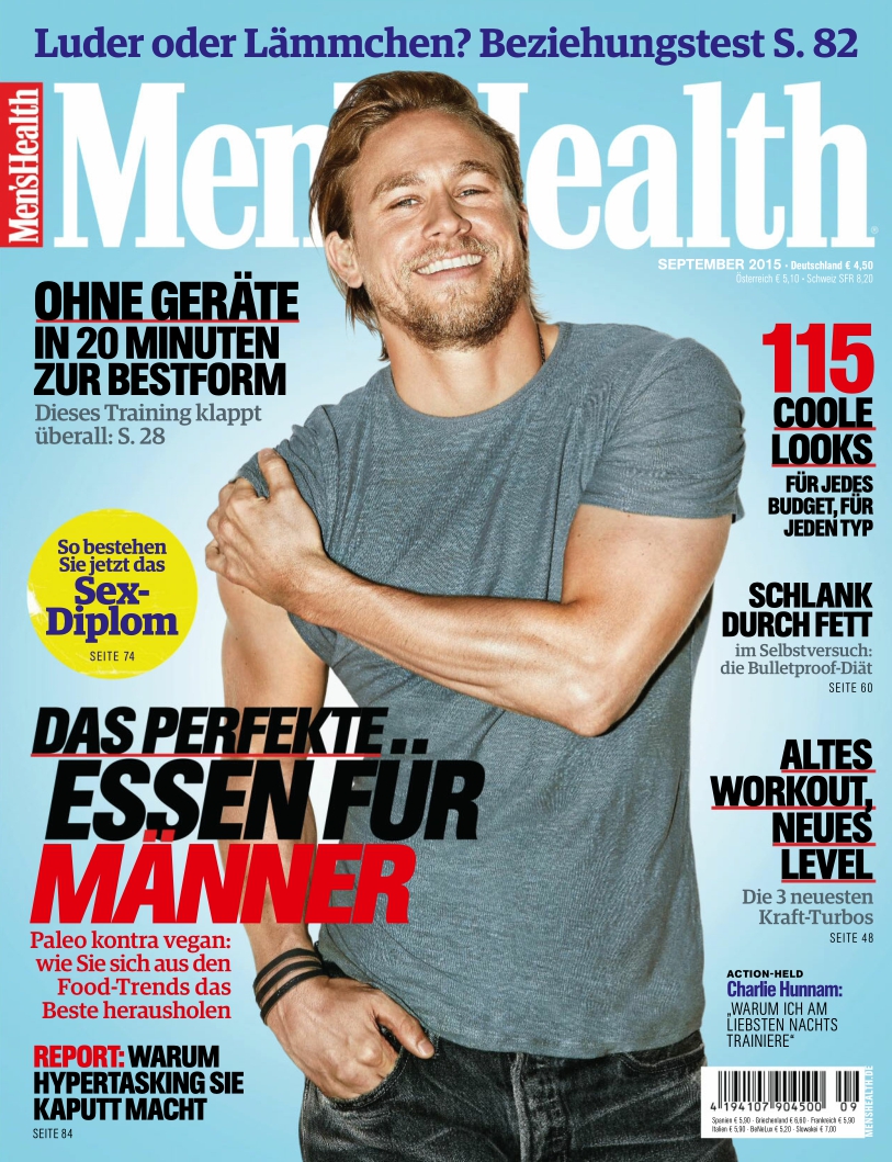 [해외잡지-2015] Mens Health Germany 2015-09