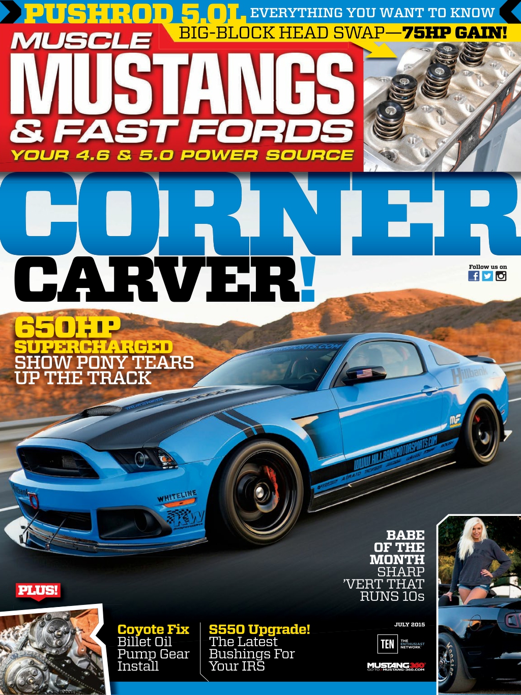 [해외잡지-2015] Muscle Mustangs & Fast Fords 2015-07