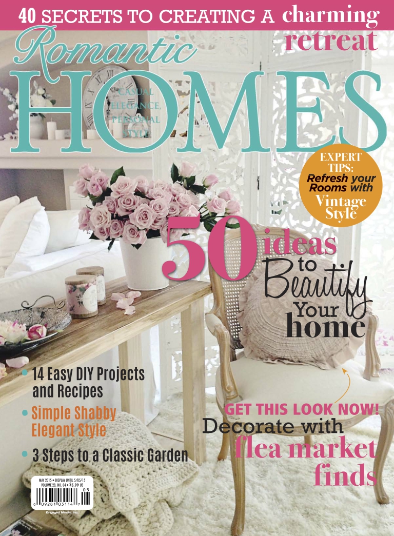 [해외잡지-2015] Romantic Homes 2015-05
