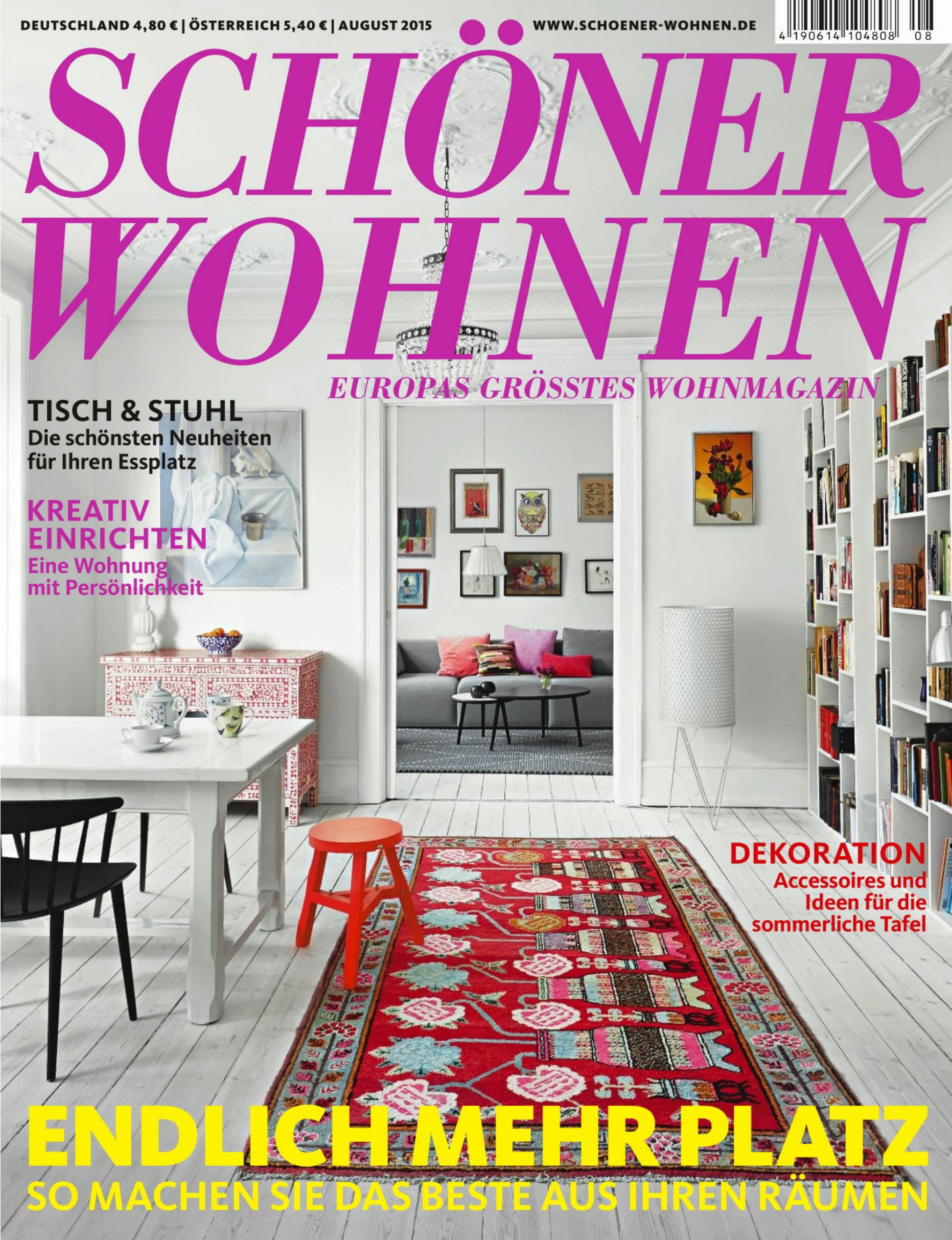 [해외잡지-2015] Schoner Wohnen - August 2015