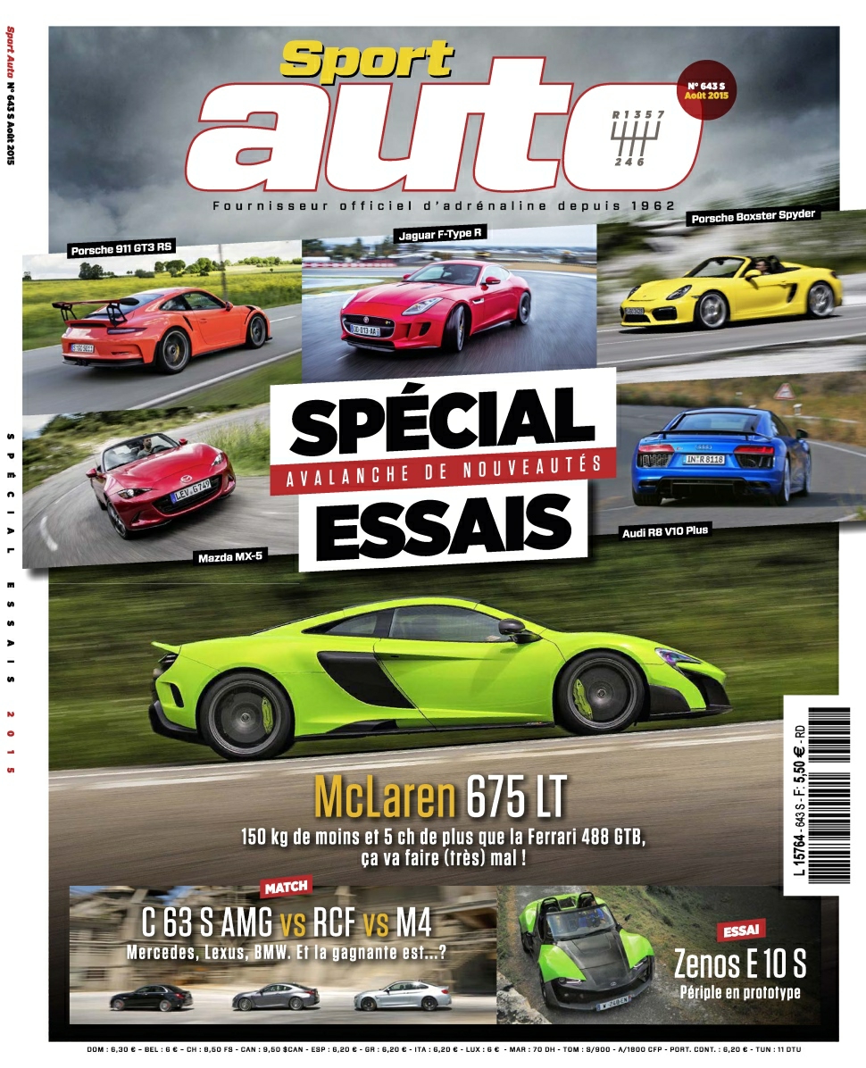 [해외잡지-2015] Sport Auto N 643 - Aout 2015