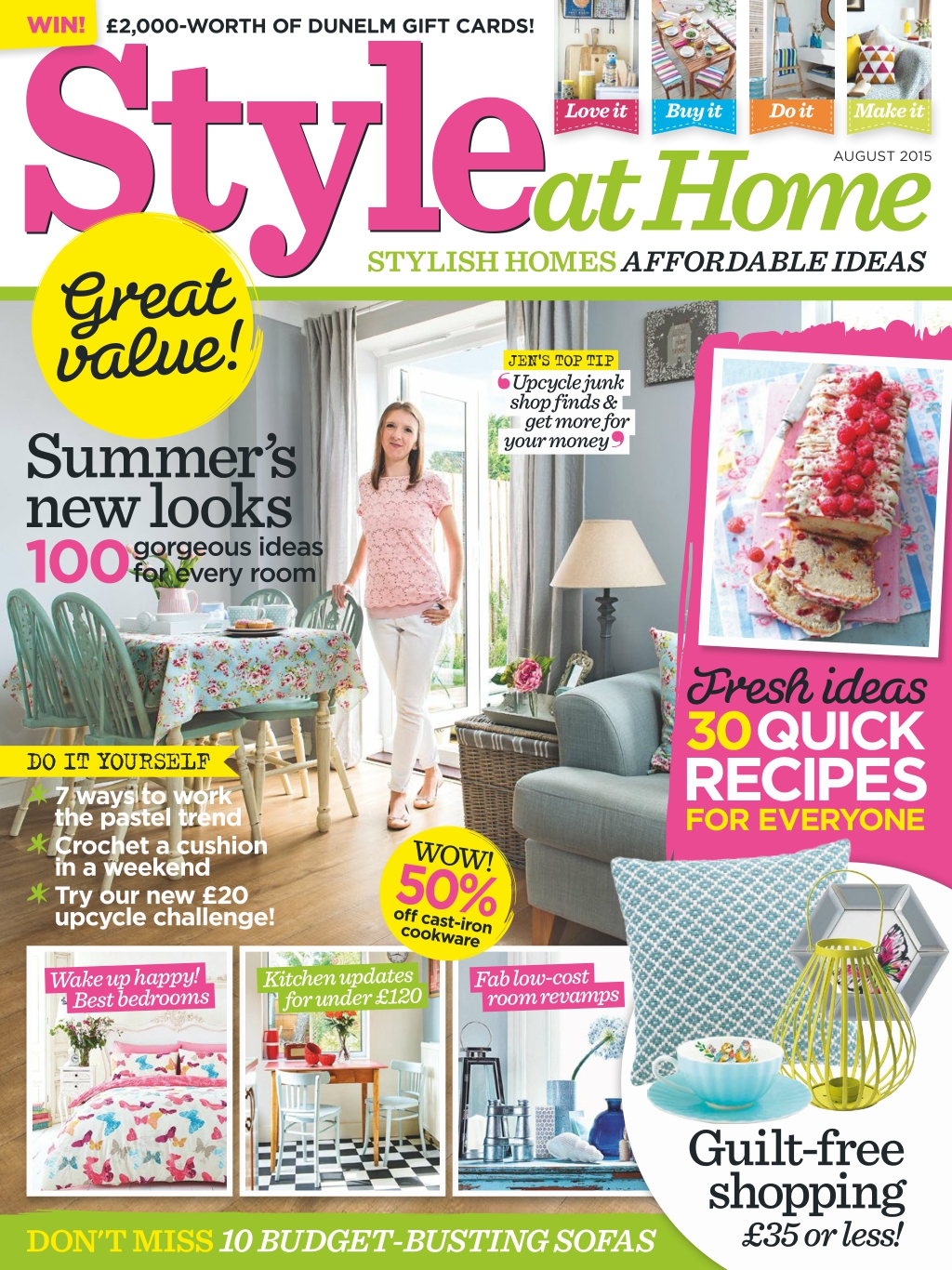 [해외잡지-2015] Style At Home Uk - August 2015