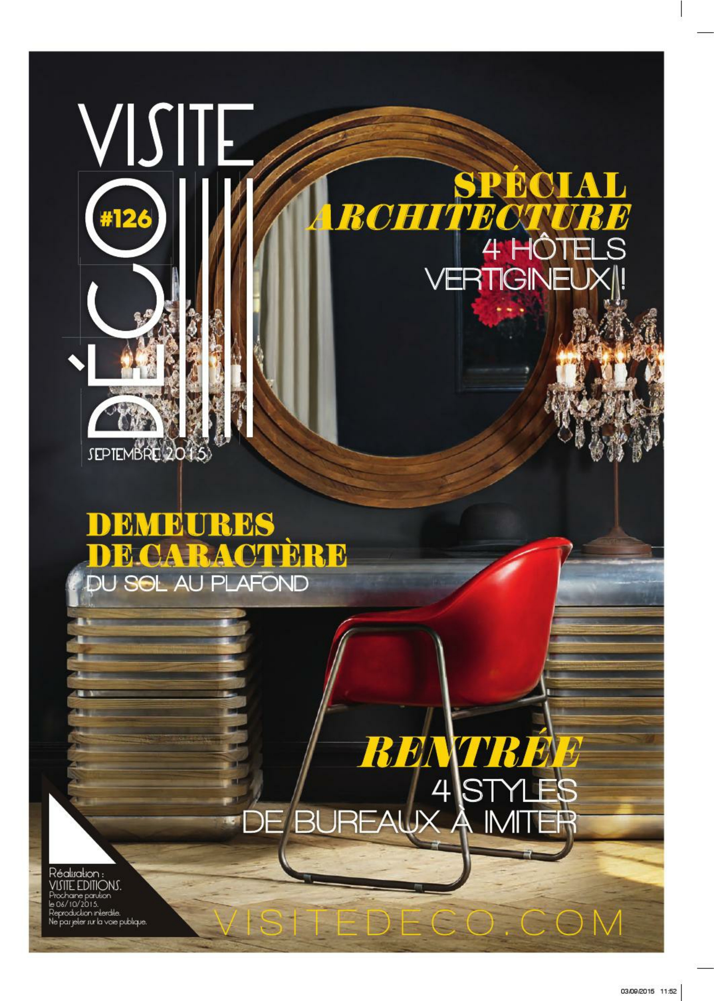 [해외잡지-2015] Visite Deco No.126 2015-09