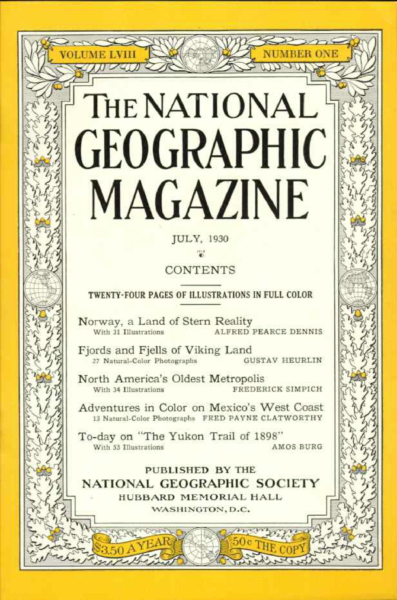 [해외잡지] National Geographic 1930-07 058-1 Jul