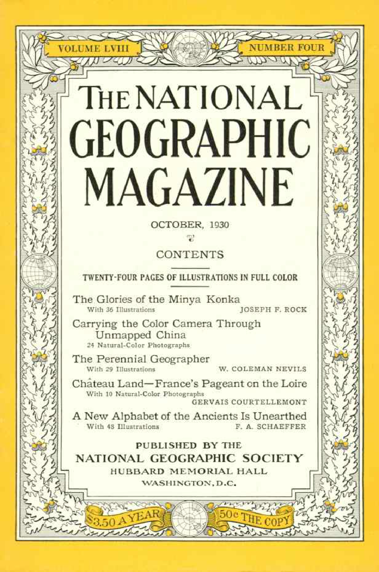 [해외잡지] National Geographic 1930-10 058-4 Oct