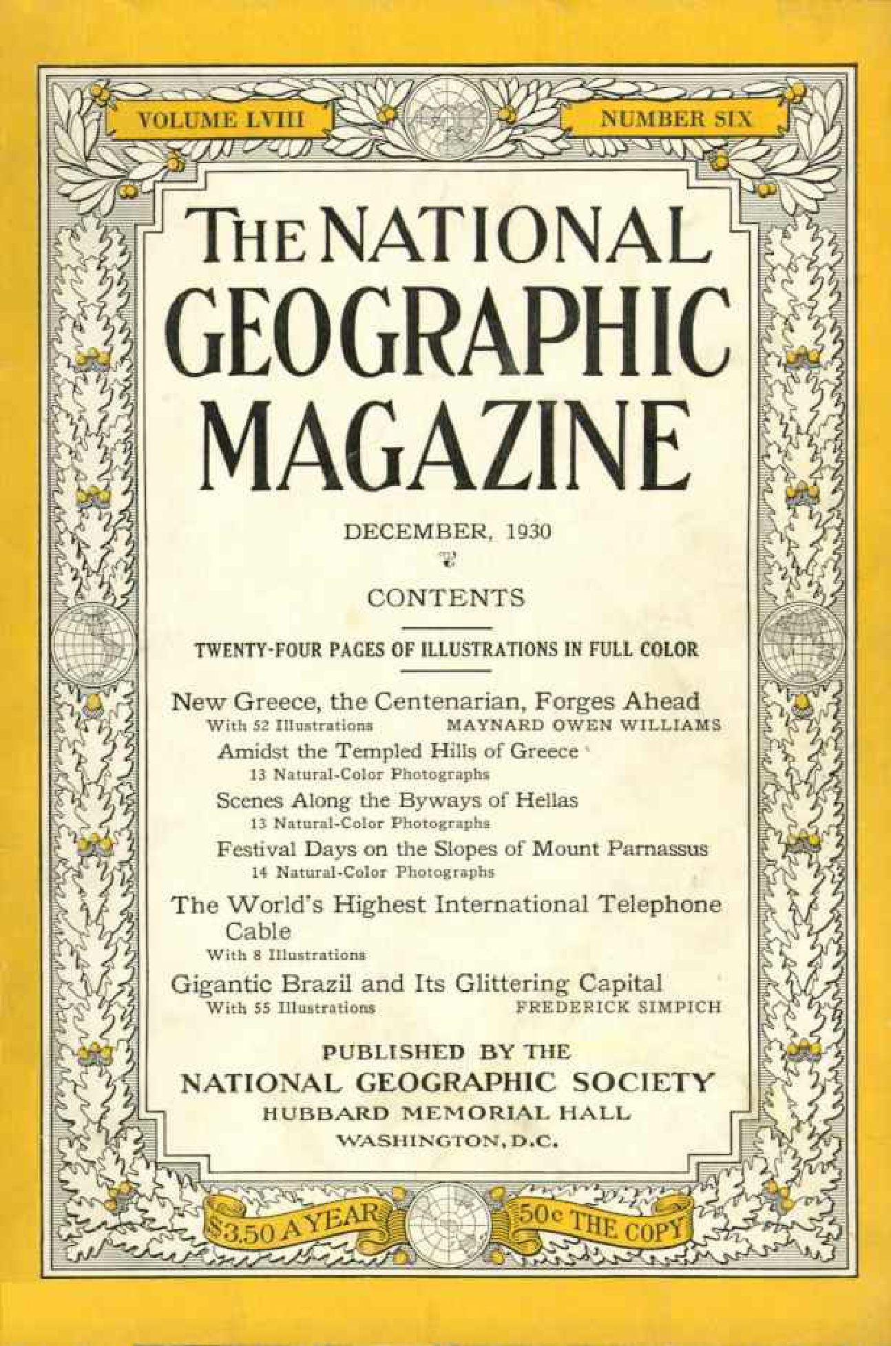 [해외잡지] National Geographic 1930-12 058-6 Dec