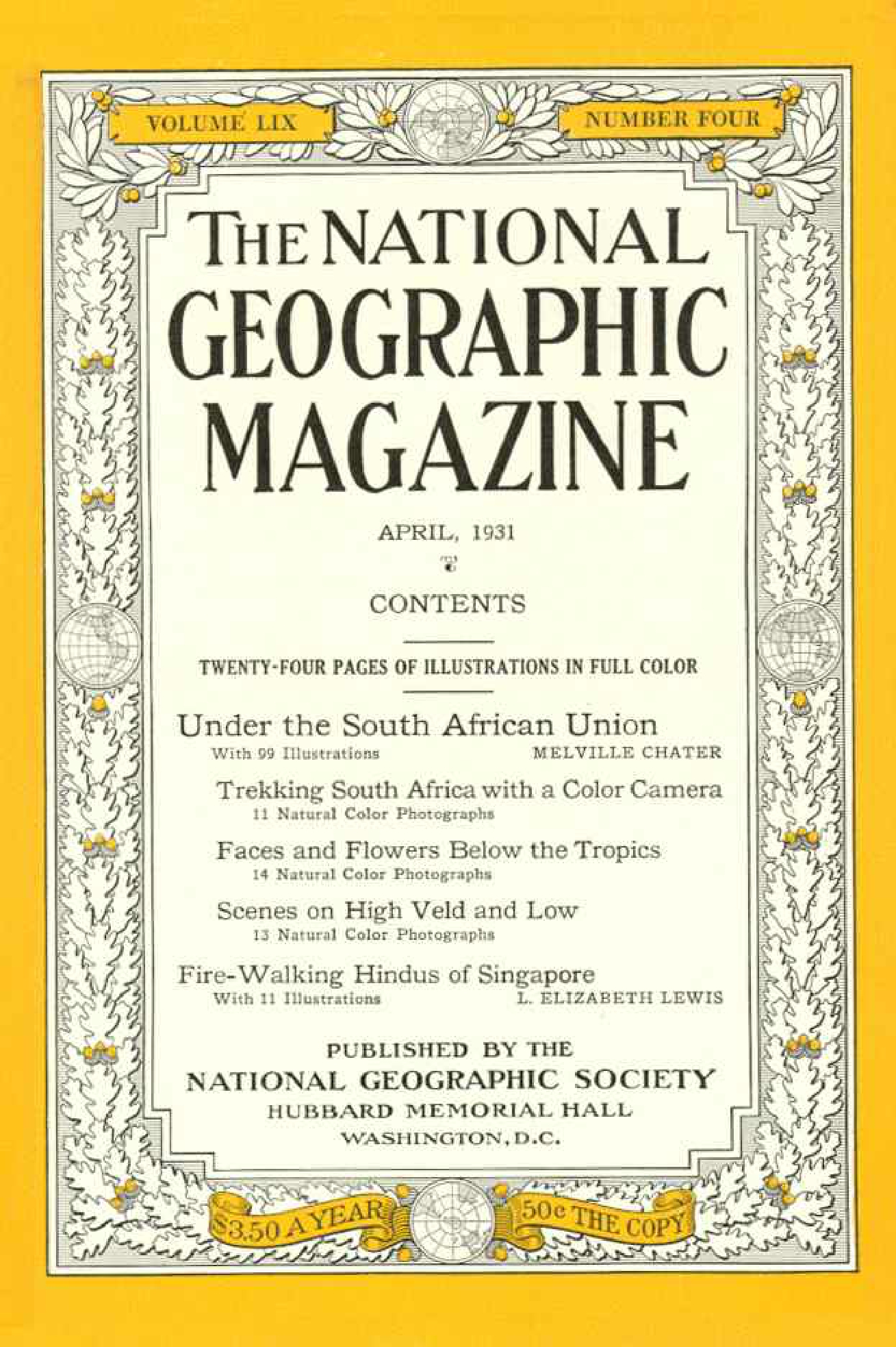 [해외잡지] National Geographic 1931-04 059-4 Apr