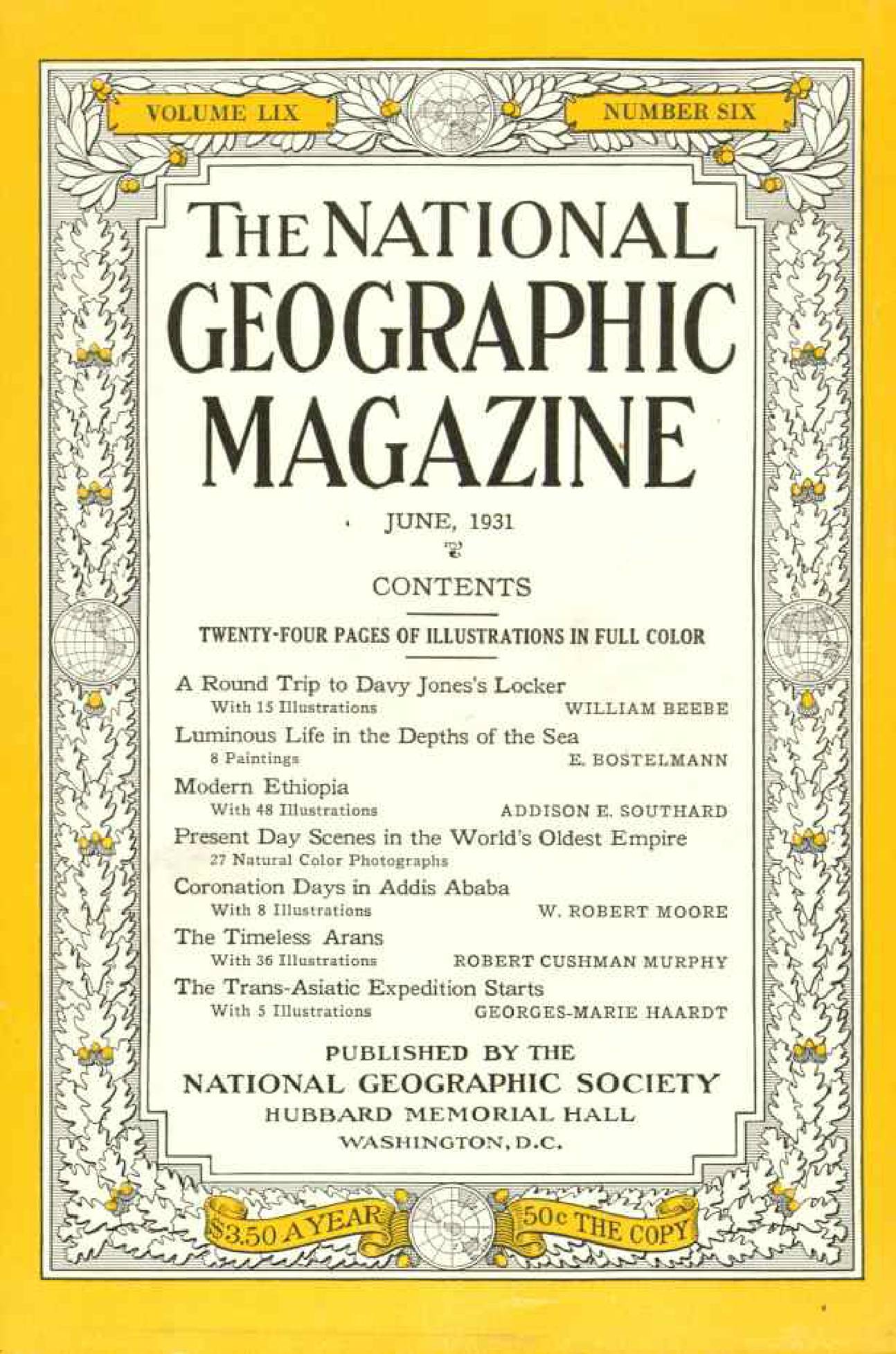 [해외잡지] National Geographic 1931-06 059-6 Jun