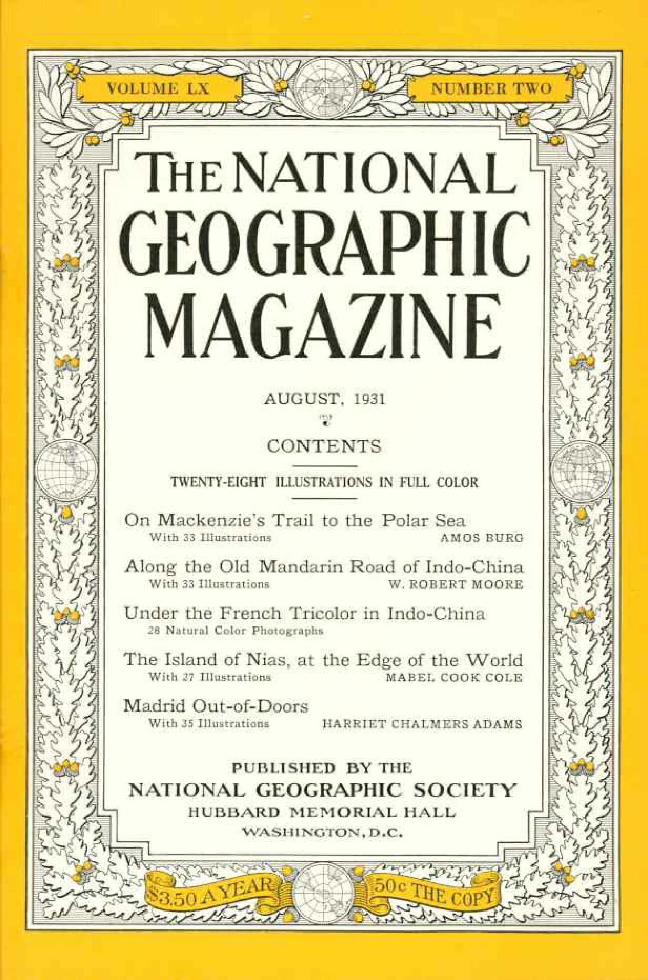 [해외잡지] National Geographic 1931-08 060-2 Aug