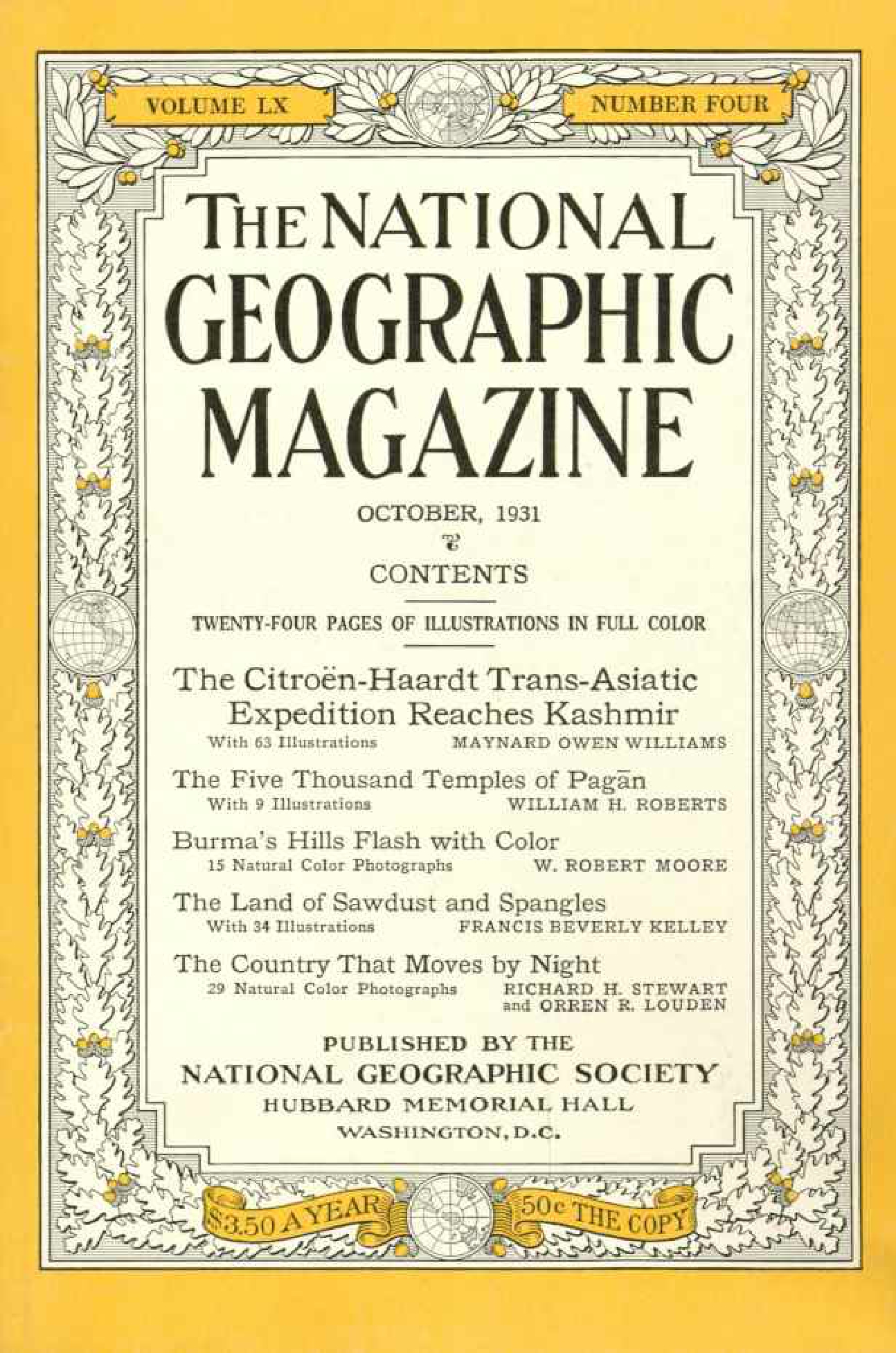 [해외잡지] National Geographic 1931-10 060-4 Oct