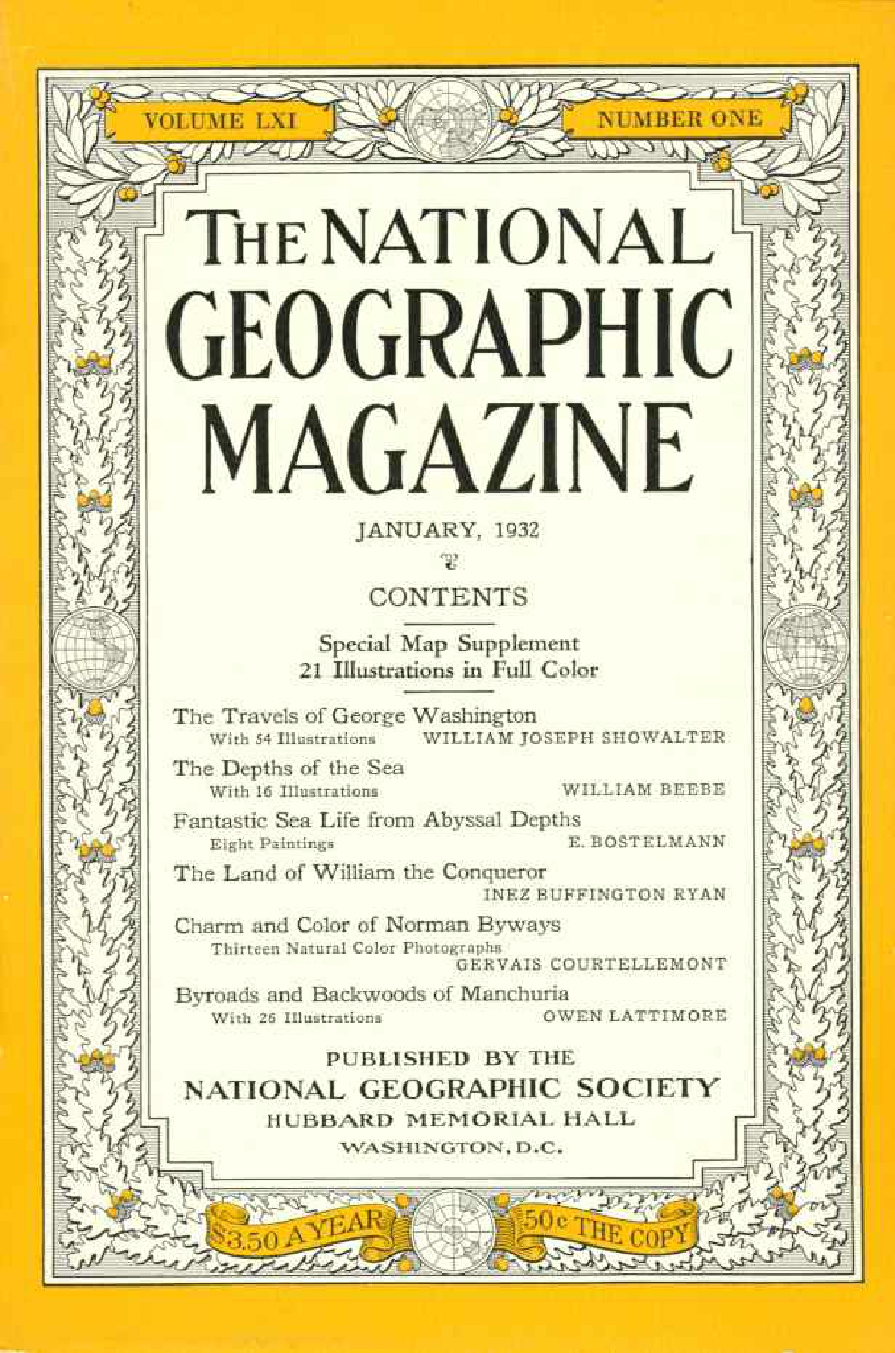 [해외잡지] National Geographic 1932-01 061-1 Jan