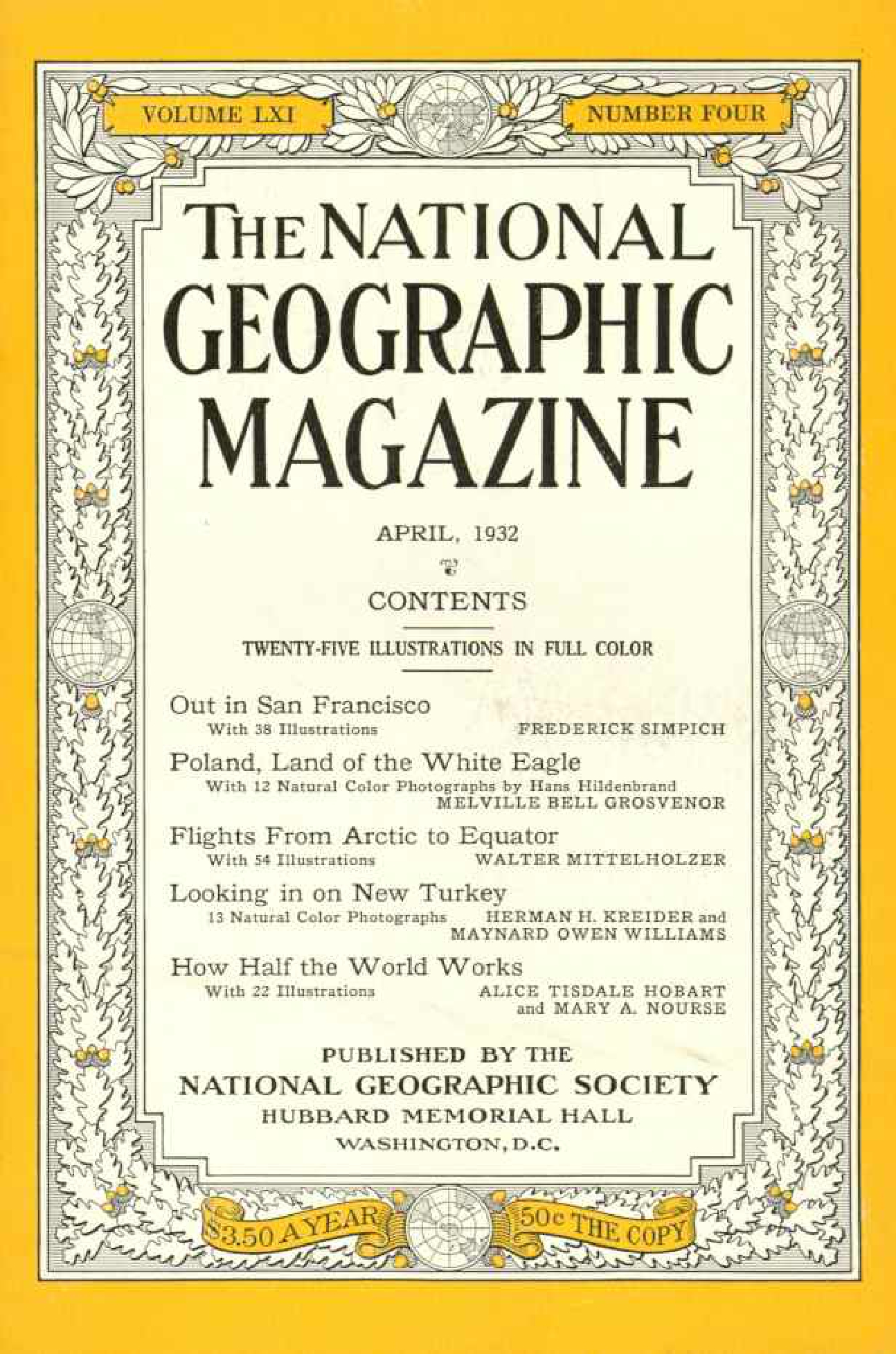 [해외잡지] National Geographic 1932-04 061-4 Apr