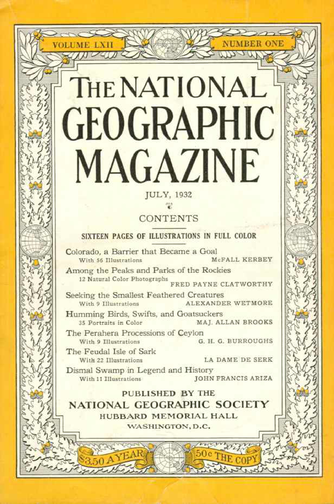 [해외잡지] National Geographic 1932-07 062-1 Jul