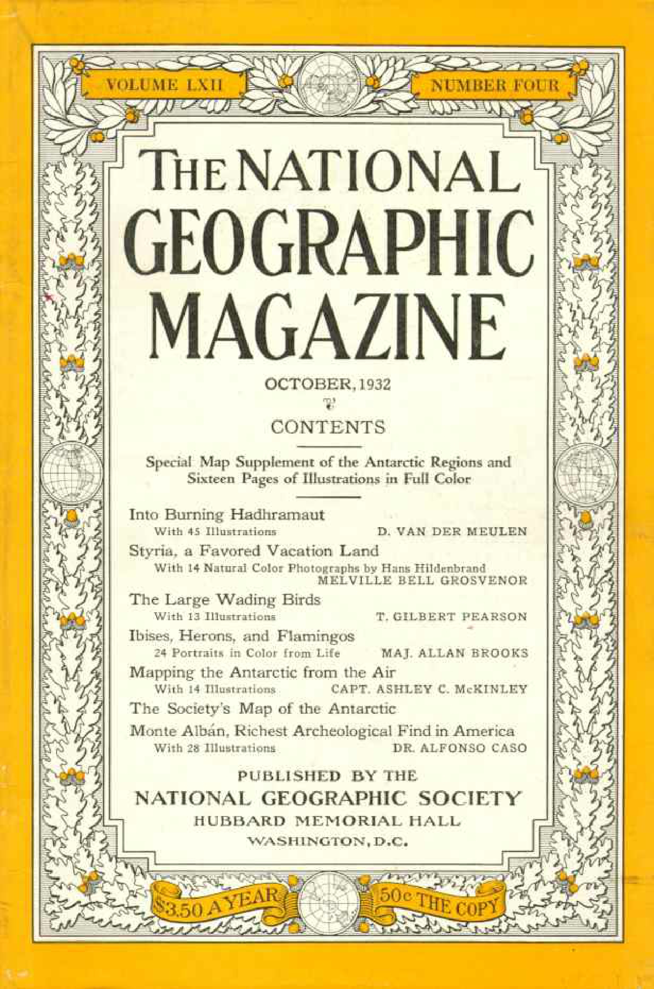 [해외잡지] National Geographic 1932-10 062-4 Oct