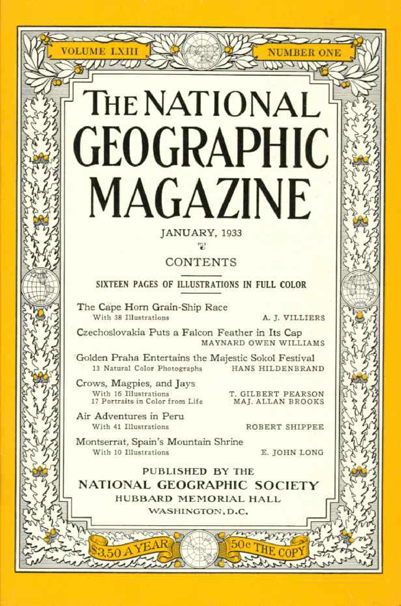 [해외잡지] National Geographic 1933-01 063-1 Jan