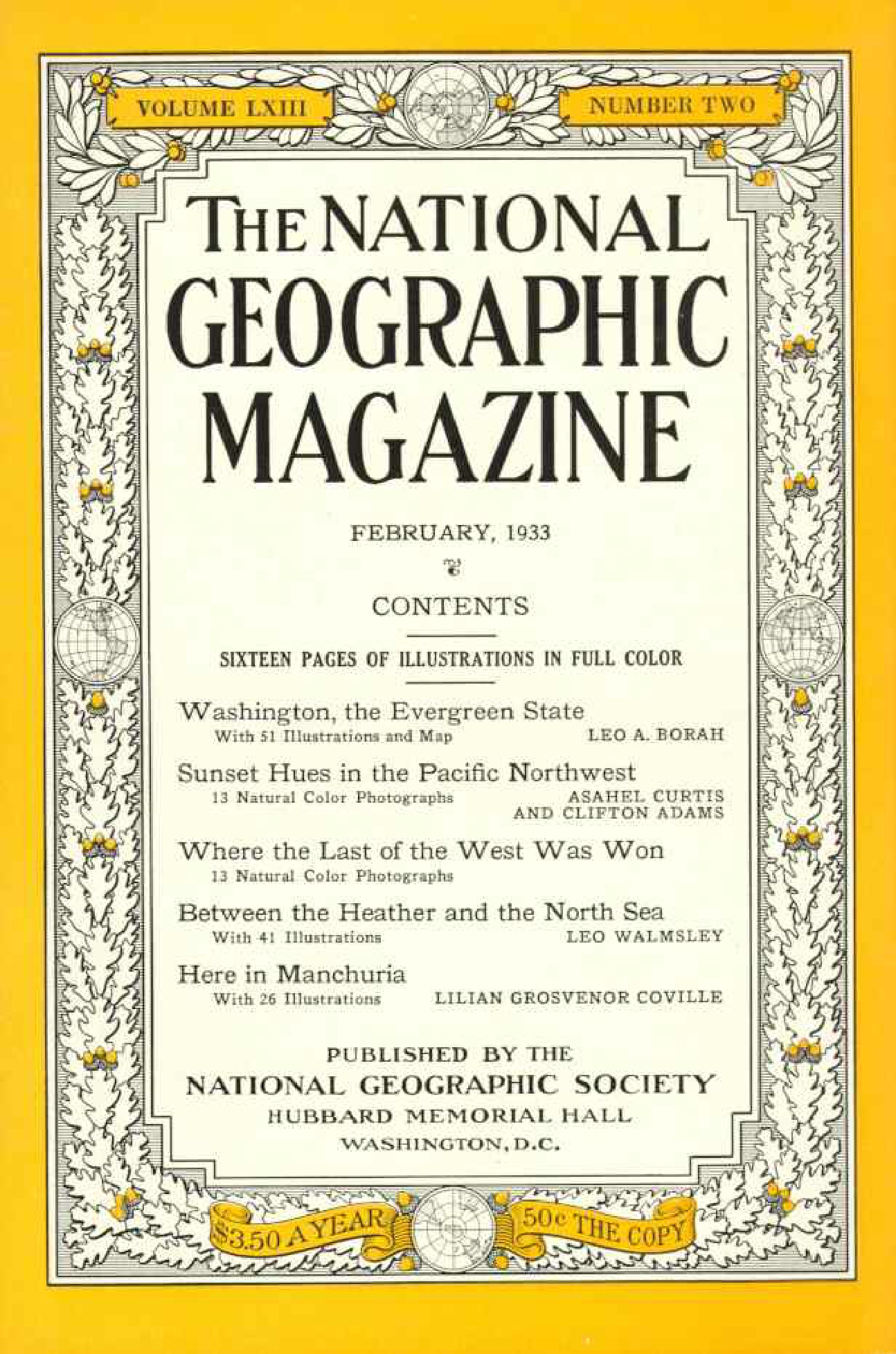 [해외잡지] National Geographic 1933-02 063-2 Feb