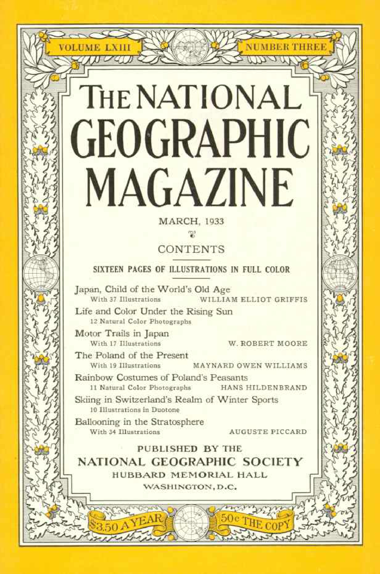 [해외잡지] National Geographic 1933-03 063-3 Mar