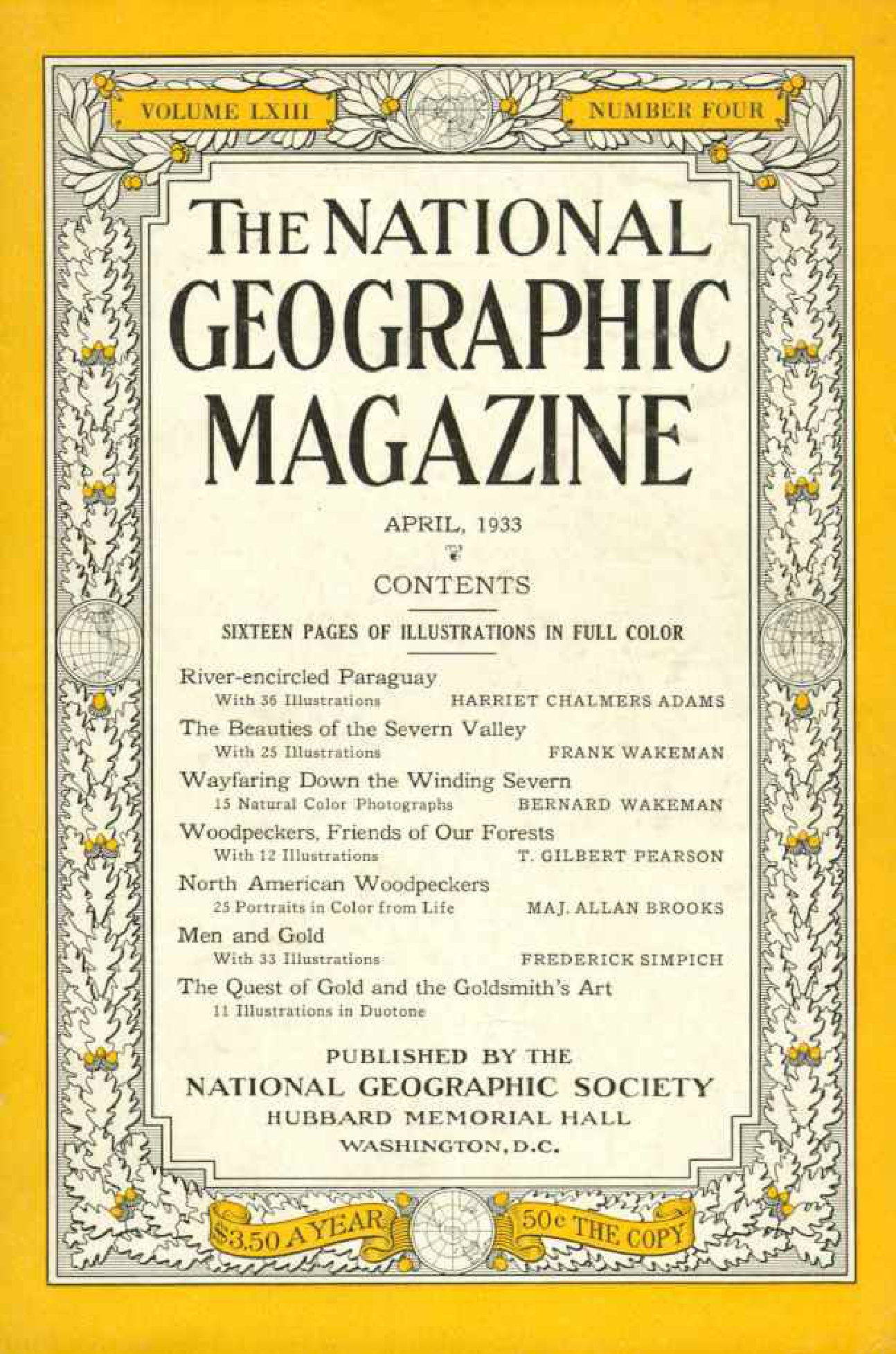 [해외잡지] National Geographic 1933-04 063-4 Apr