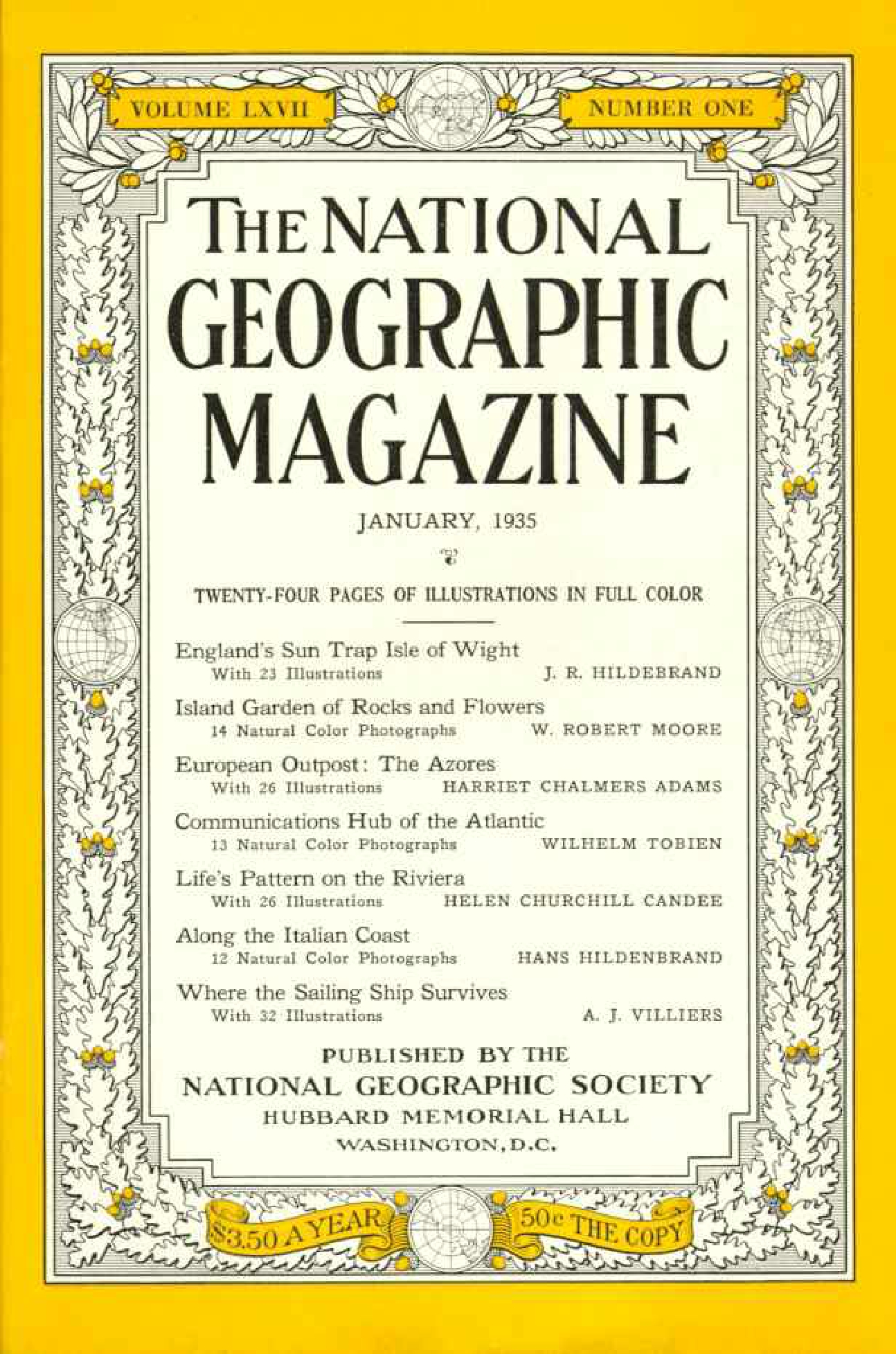 [해외잡지] National Geographic 1935-01 067-1 Jan