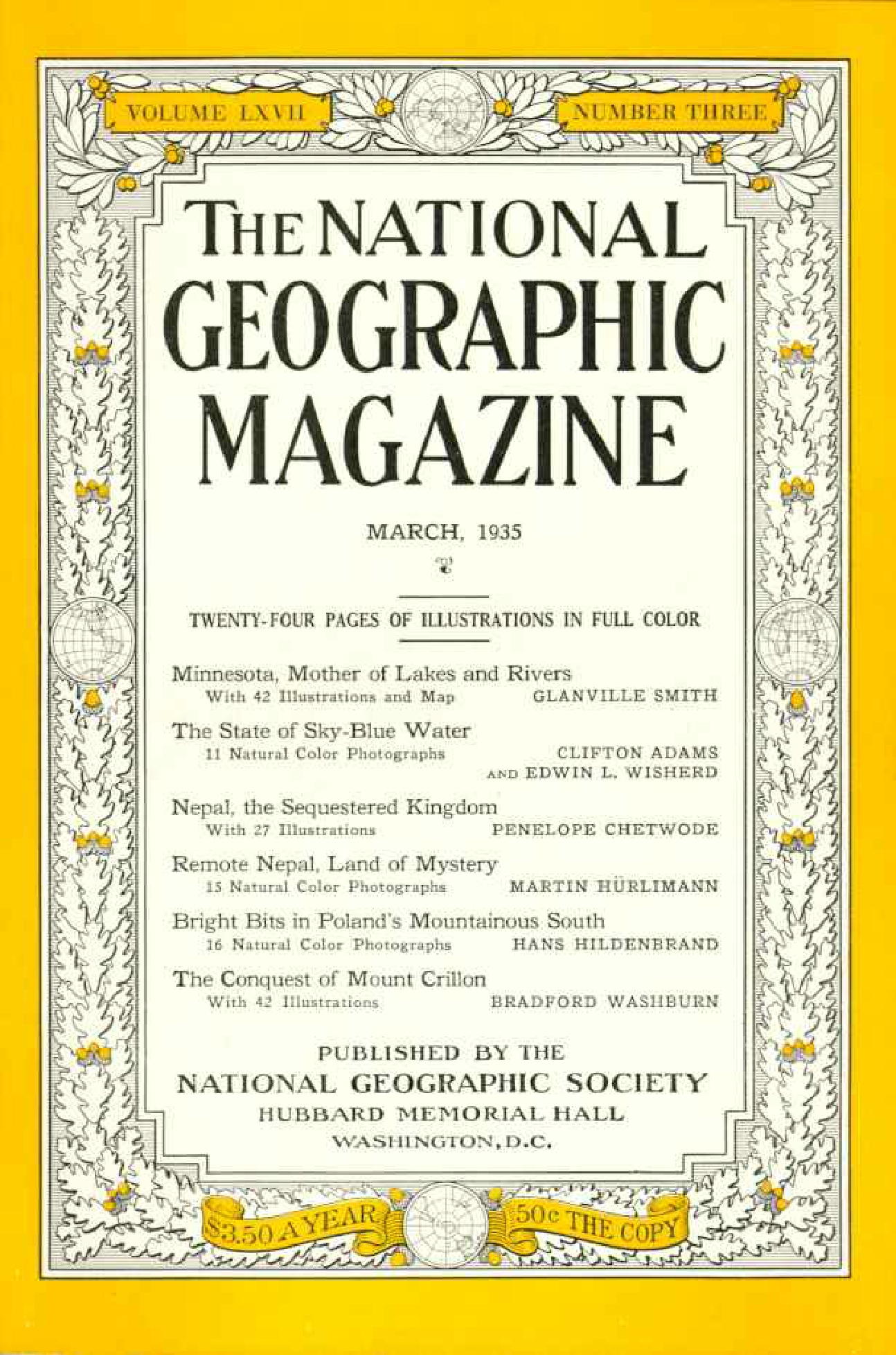 [해외잡지] National Geographic 1935-03 067-3 Mar