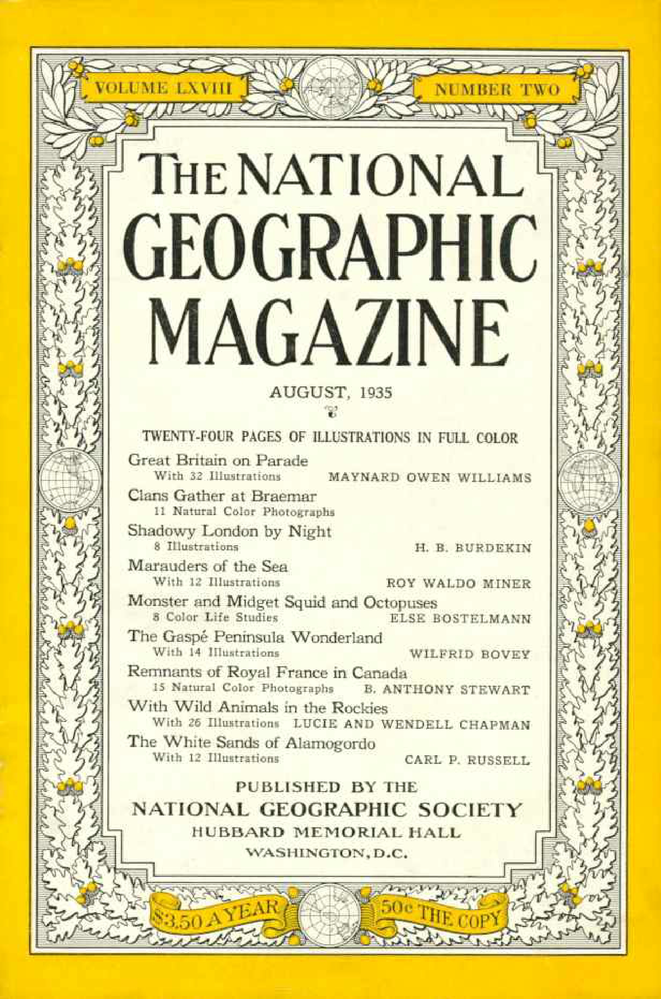 [해외잡지] National Geographic 1935-08 068-2 Aug