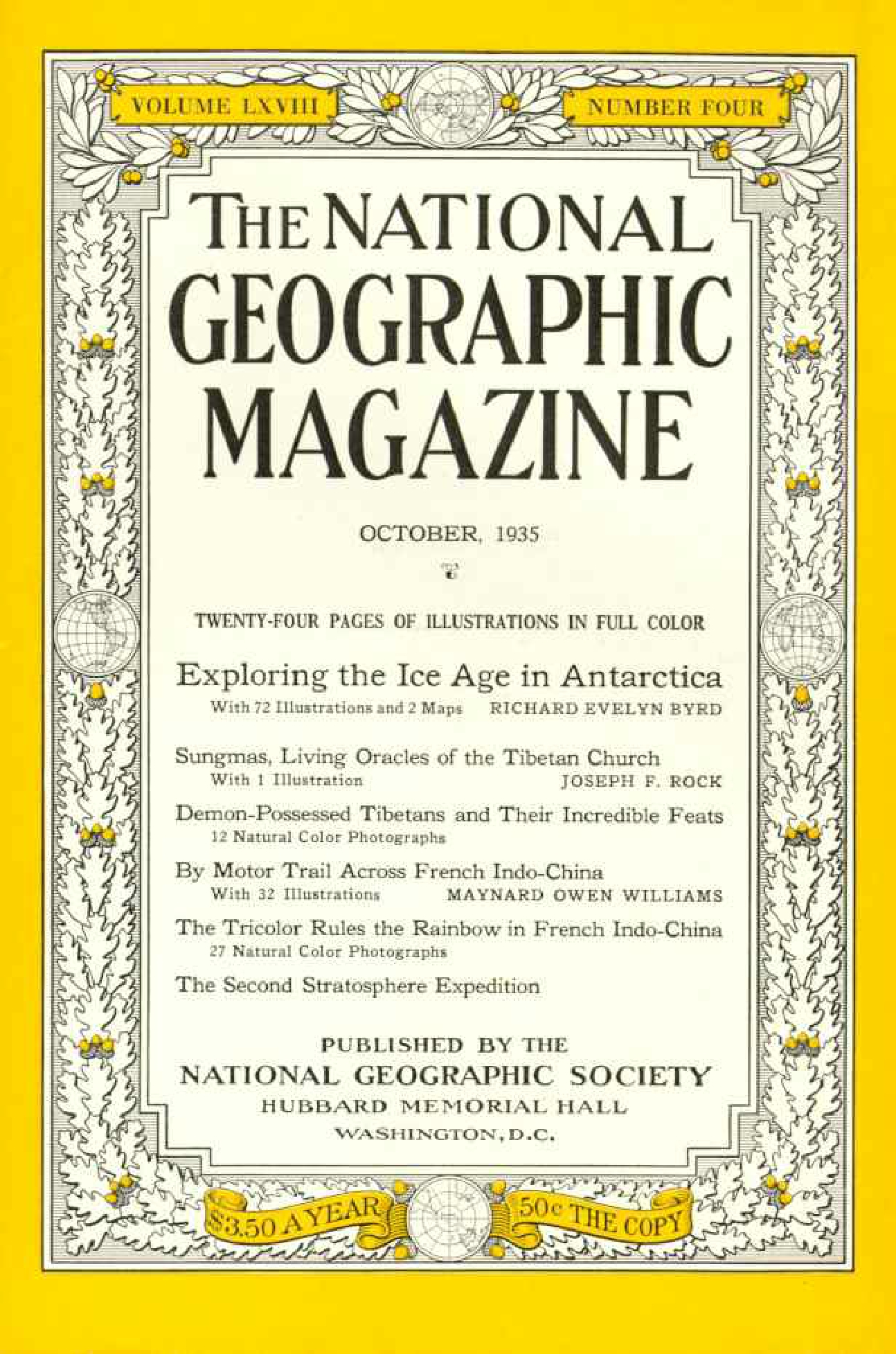 [해외잡지] National Geographic 1935-10 068-4 Oct