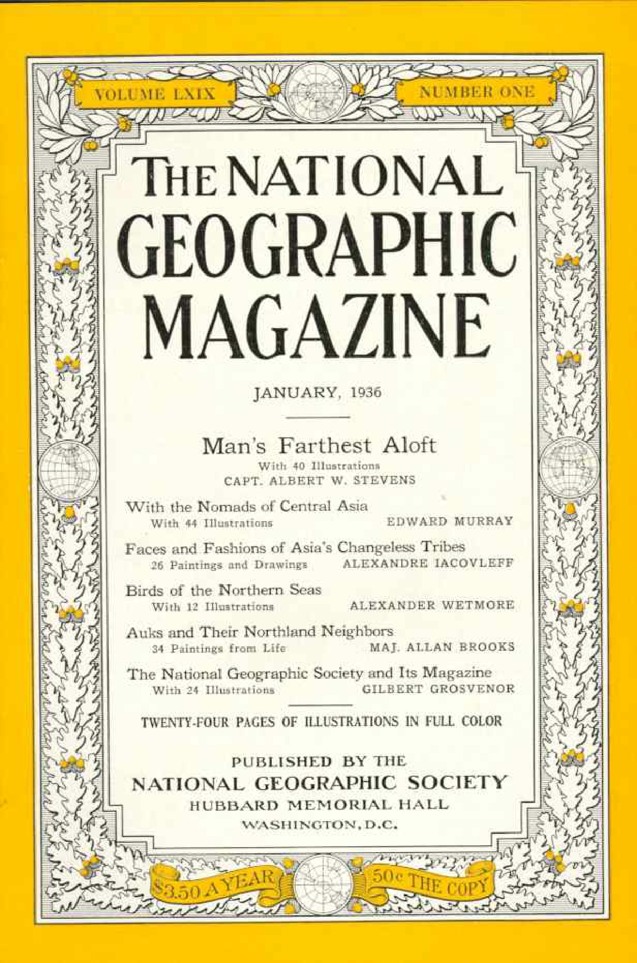 [해외잡지] National Geographic 1936-01 069-1 Jan