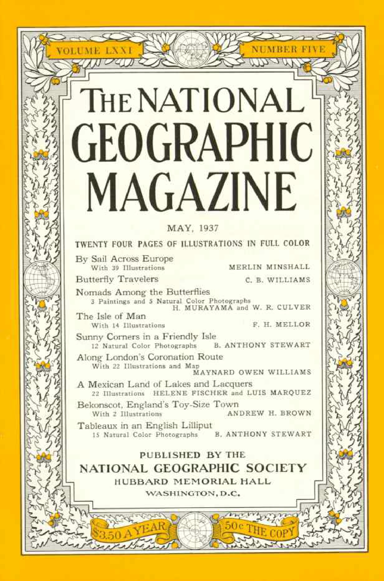 [해외잡지] National Geographic 1937-05 071-5 May