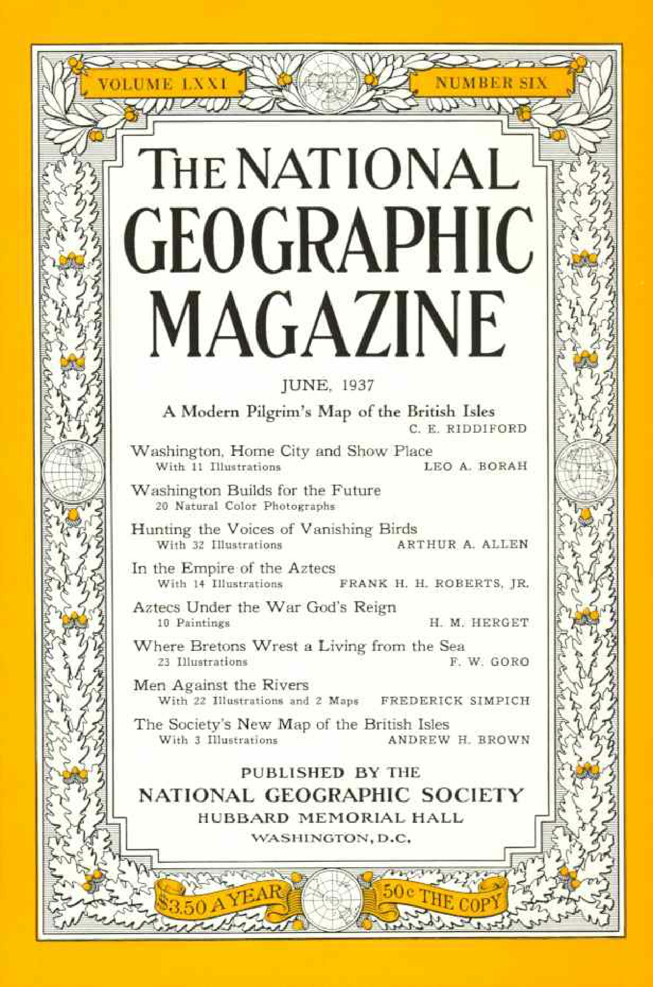 [해외잡지] National Geographic 1937-06 071-6 Jun