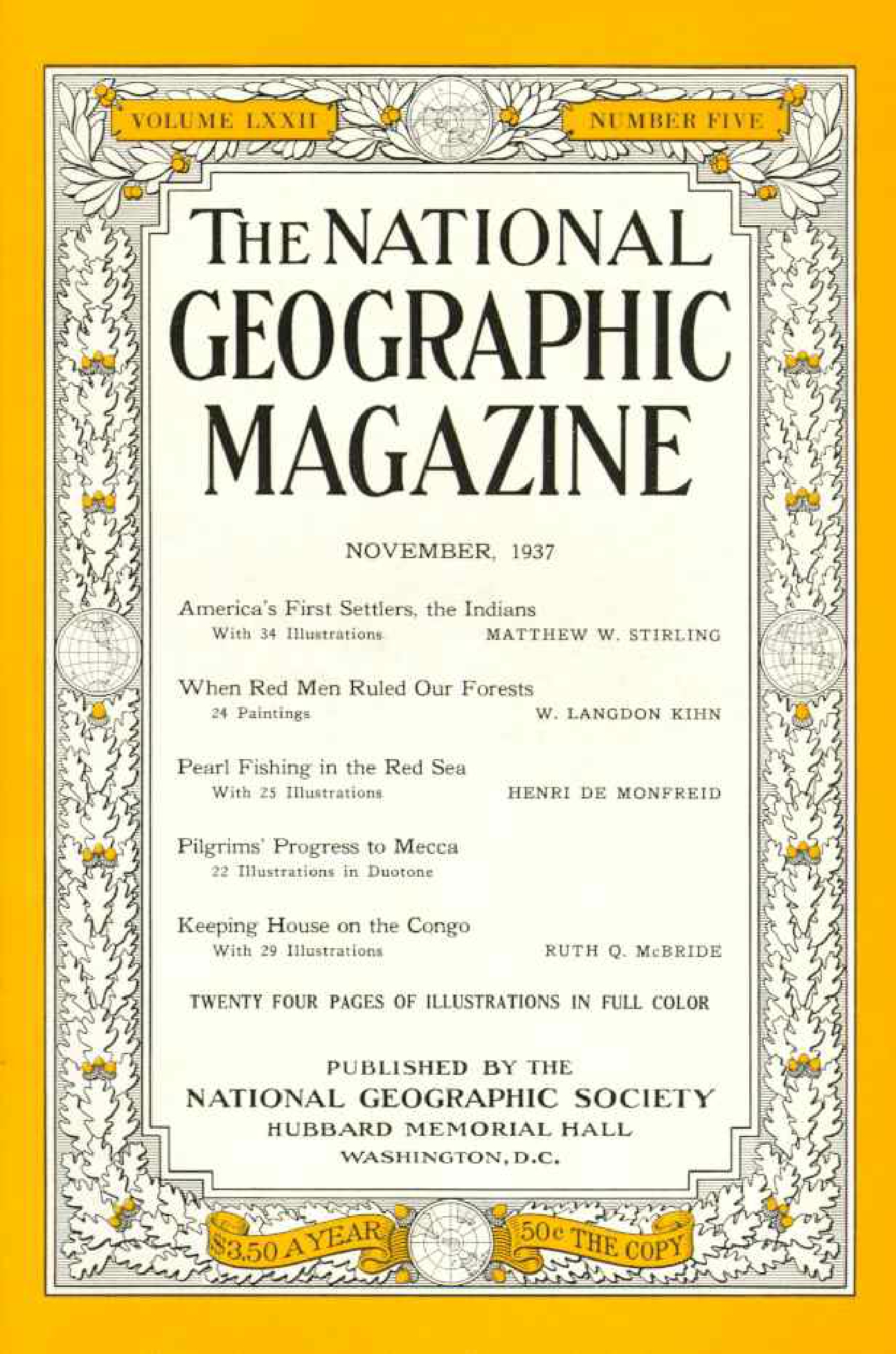 [해외잡지] National Geographic 1937-11 072-5 Nov