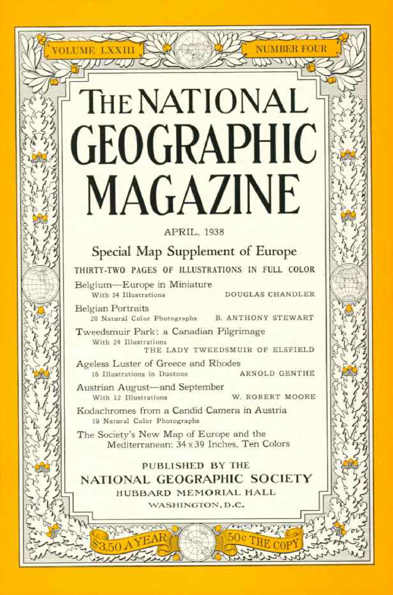 [해외잡지] National Geographic 1938-04 073-4 Apr