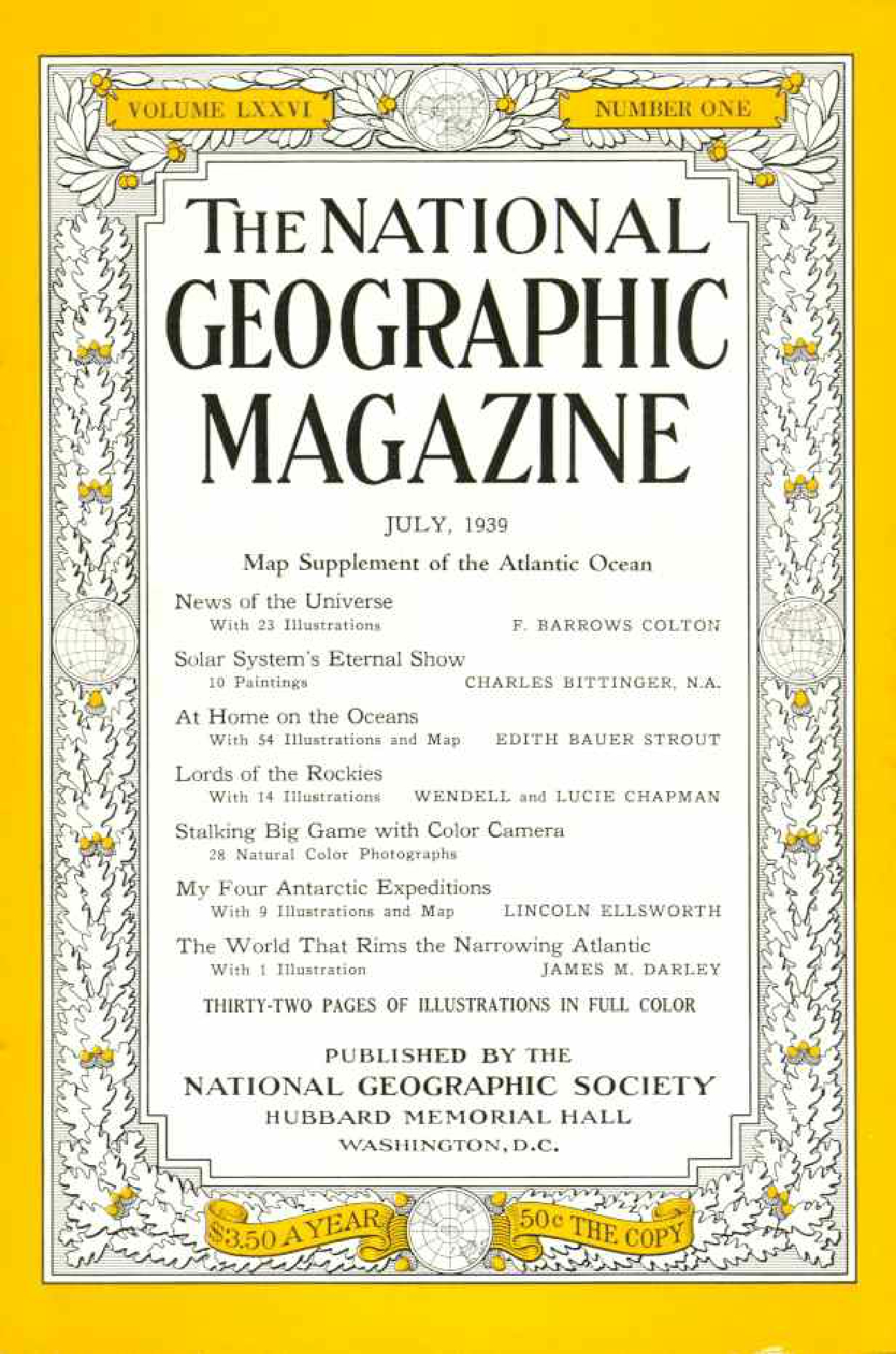 [해외잡지] National Geographic 1939-07 076-1 Jul