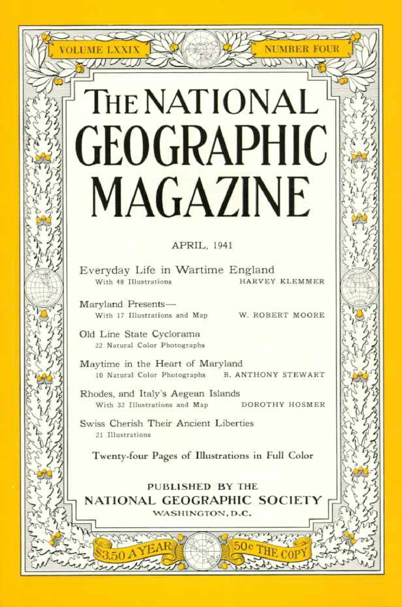[해외잡지] National Geographic 1941-04 079-4 Apr