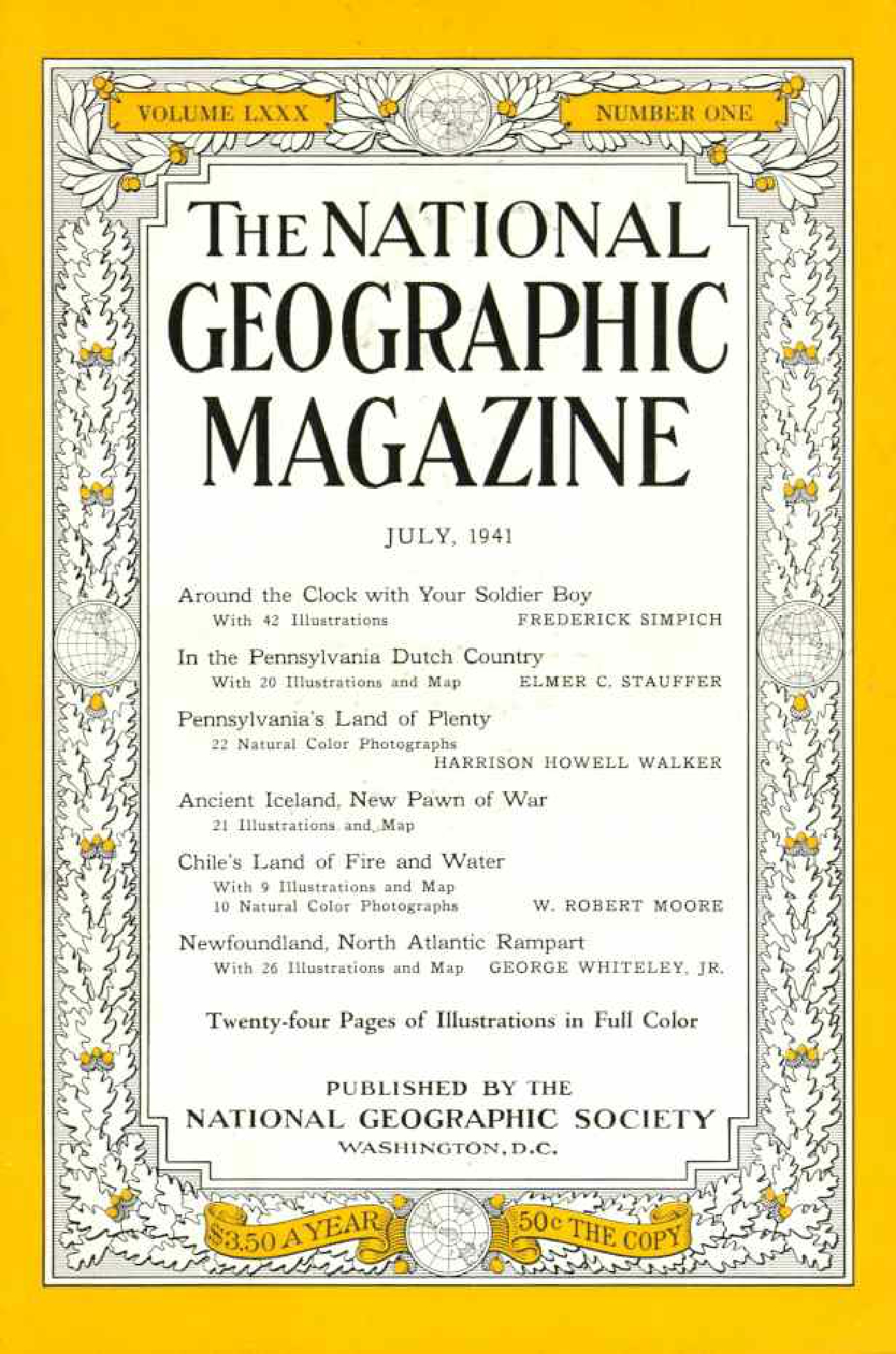 [해외잡지] National Geographic 1941-07 080-1 Jul