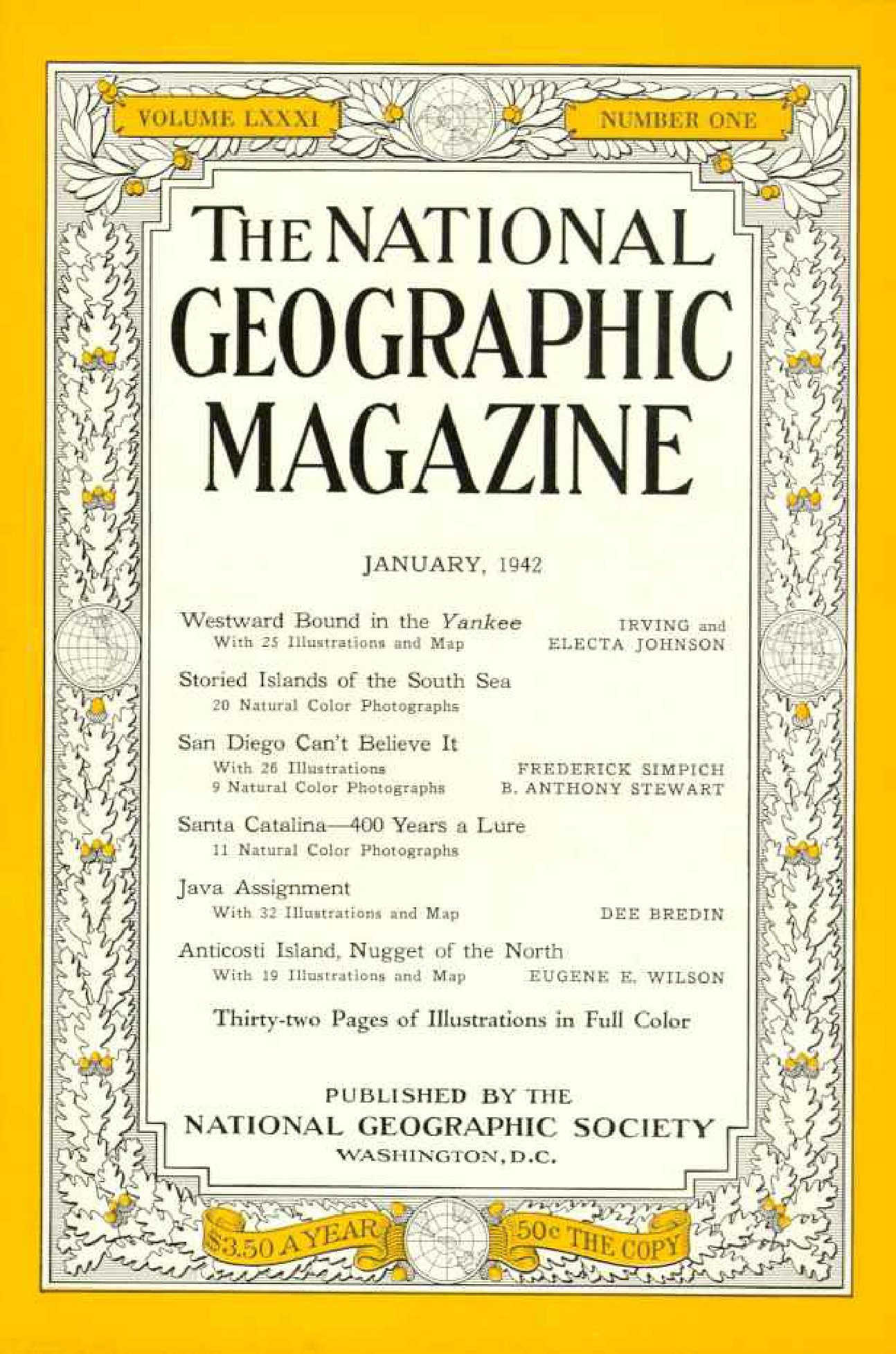 [해외잡지] National Geographic 1942-01 081-1 Jan