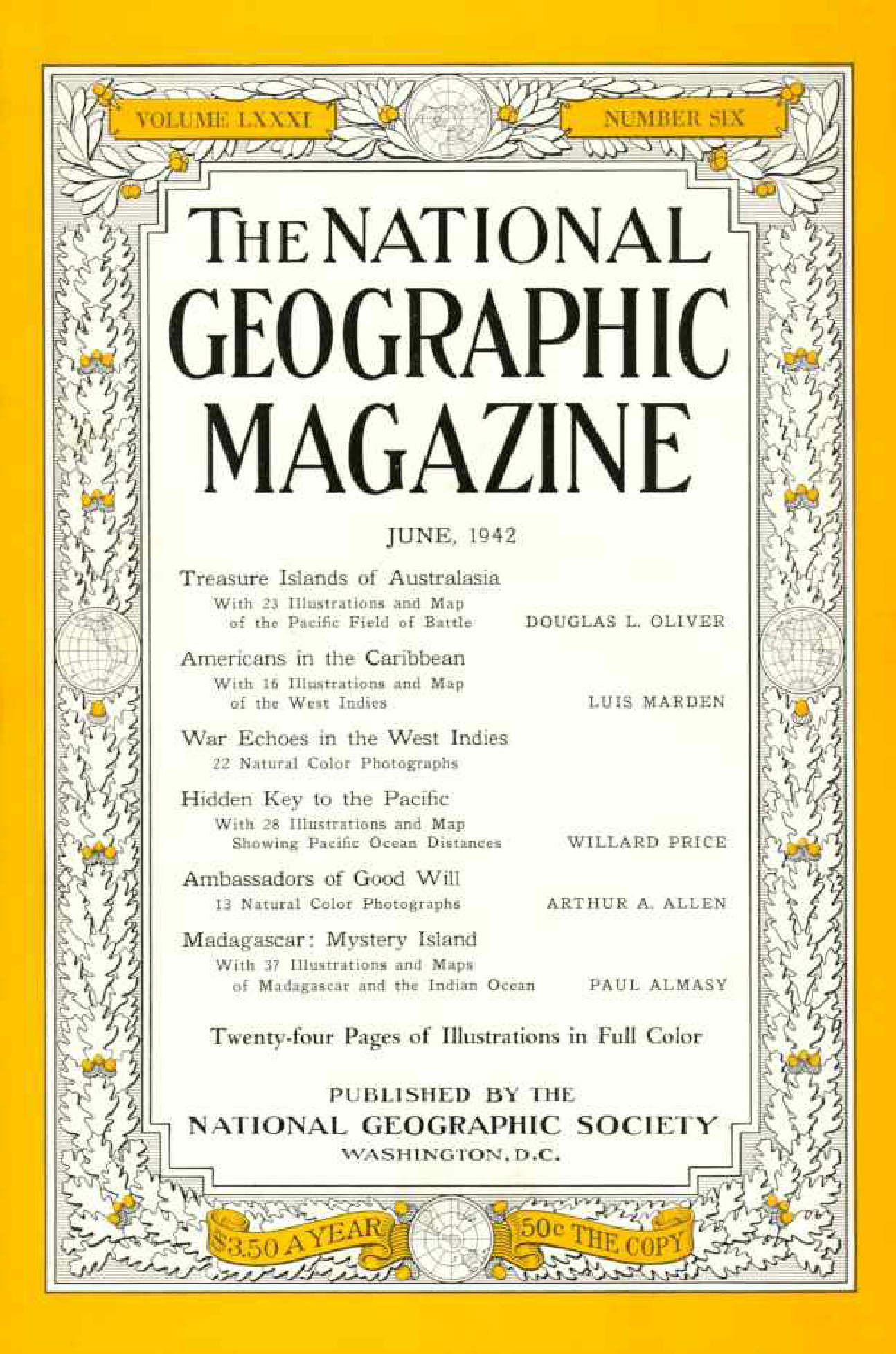 [해외잡지] National Geographic 1942-06 081-6 Jun