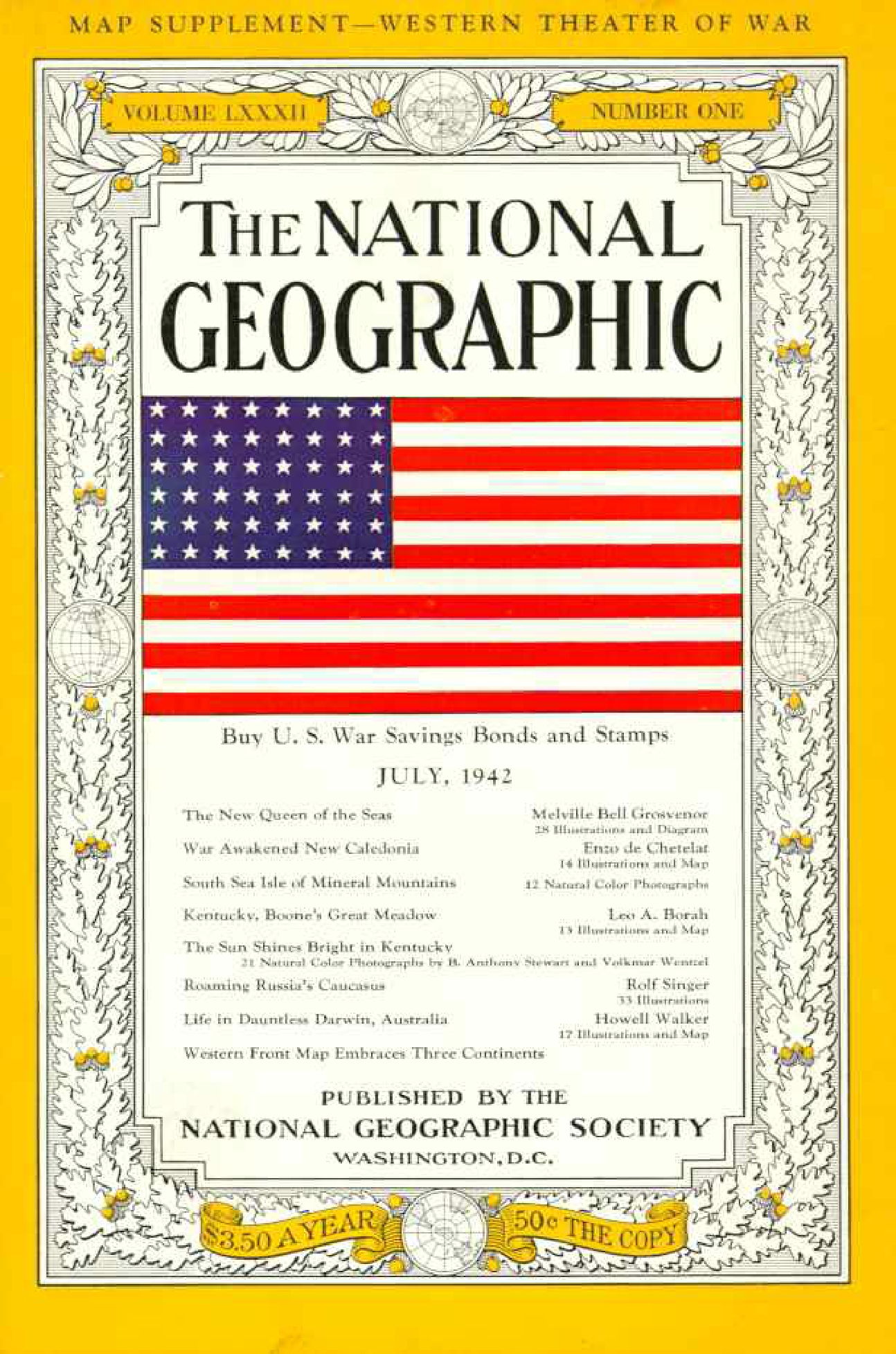 [해외잡지] National Geographic 1942-07 082-1 Jul