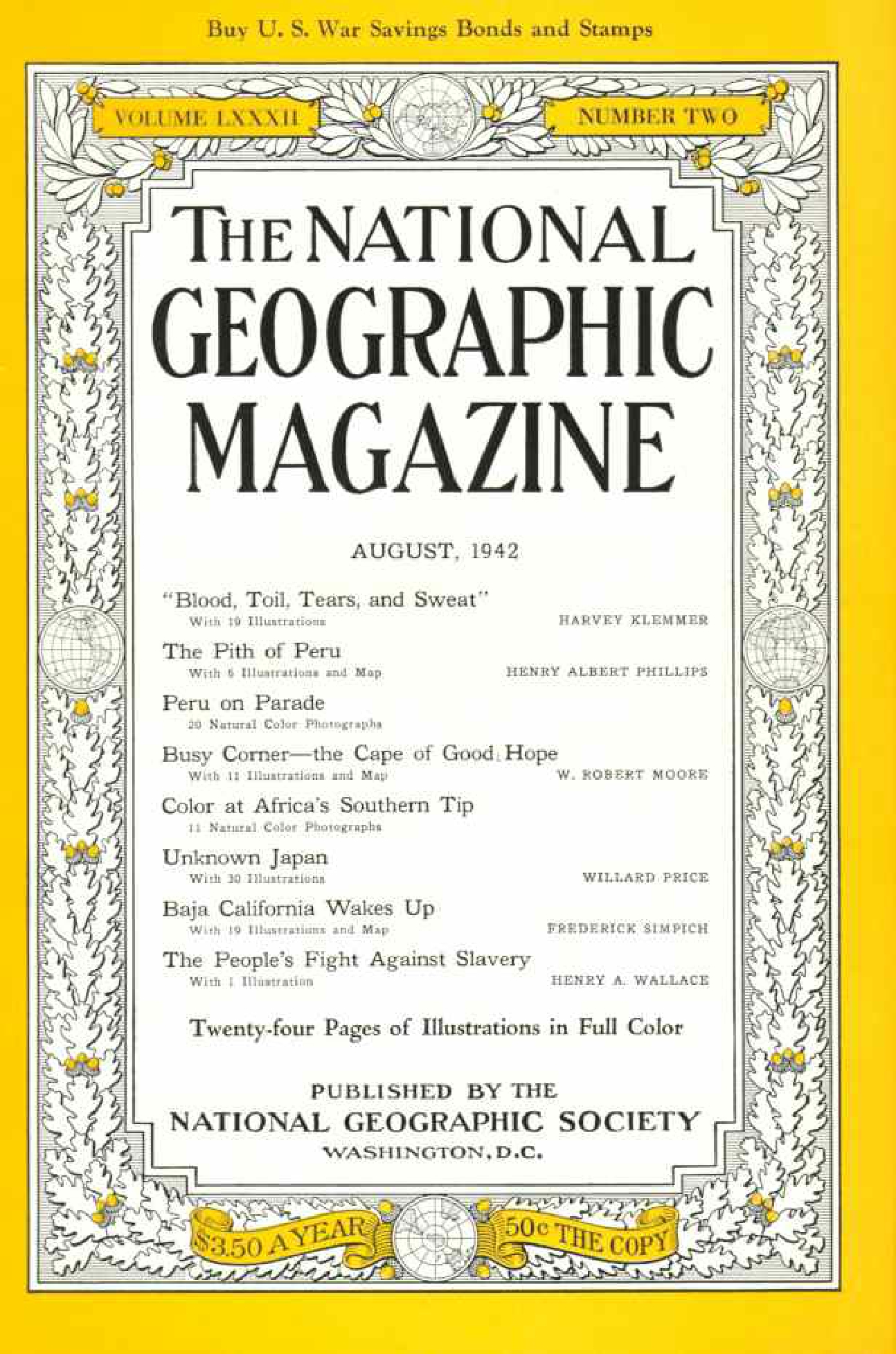 [해외잡지] National Geographic 1942-08 082-2 Aug